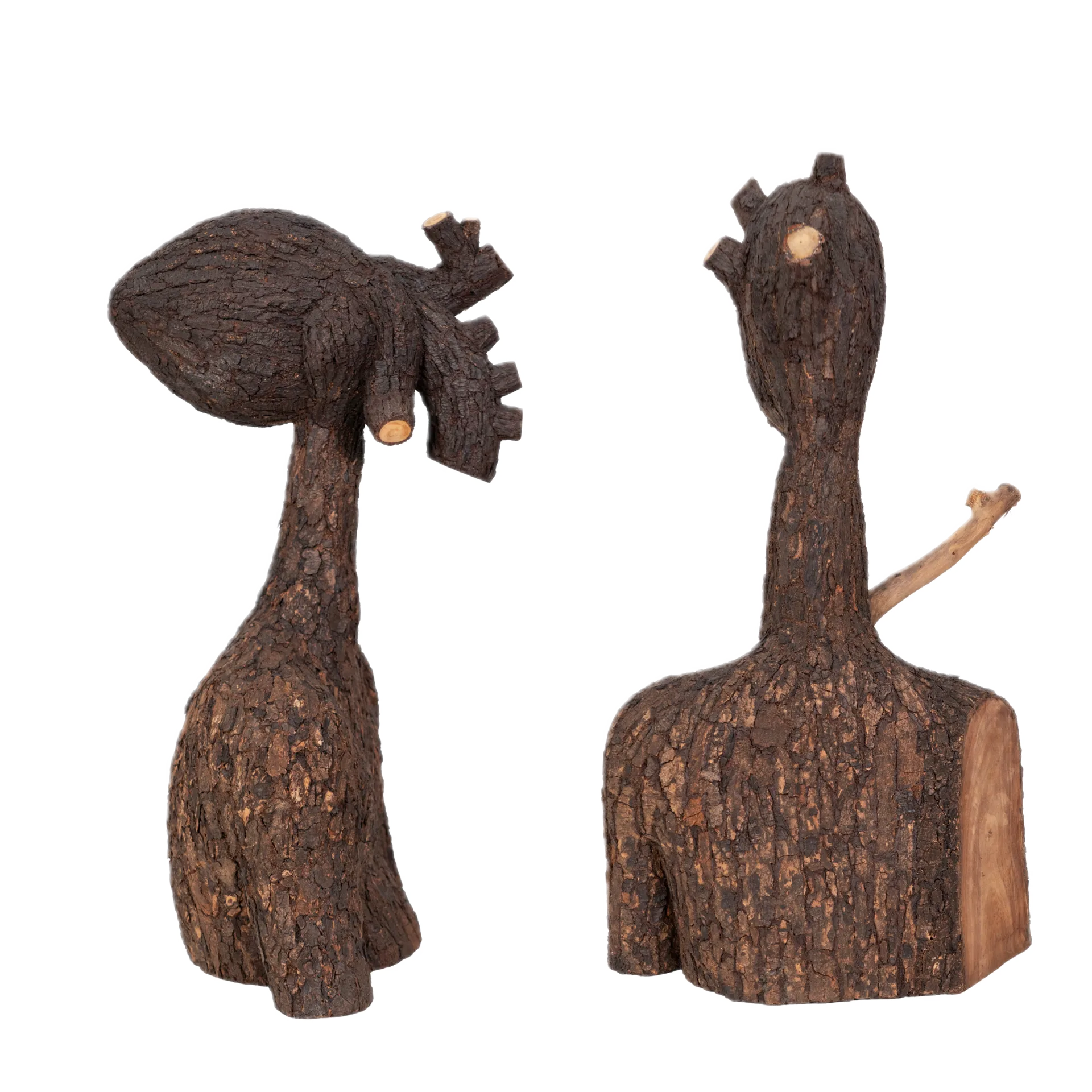 Mirroring by Shailesh Ojha - Bark, wood, fibreglass
