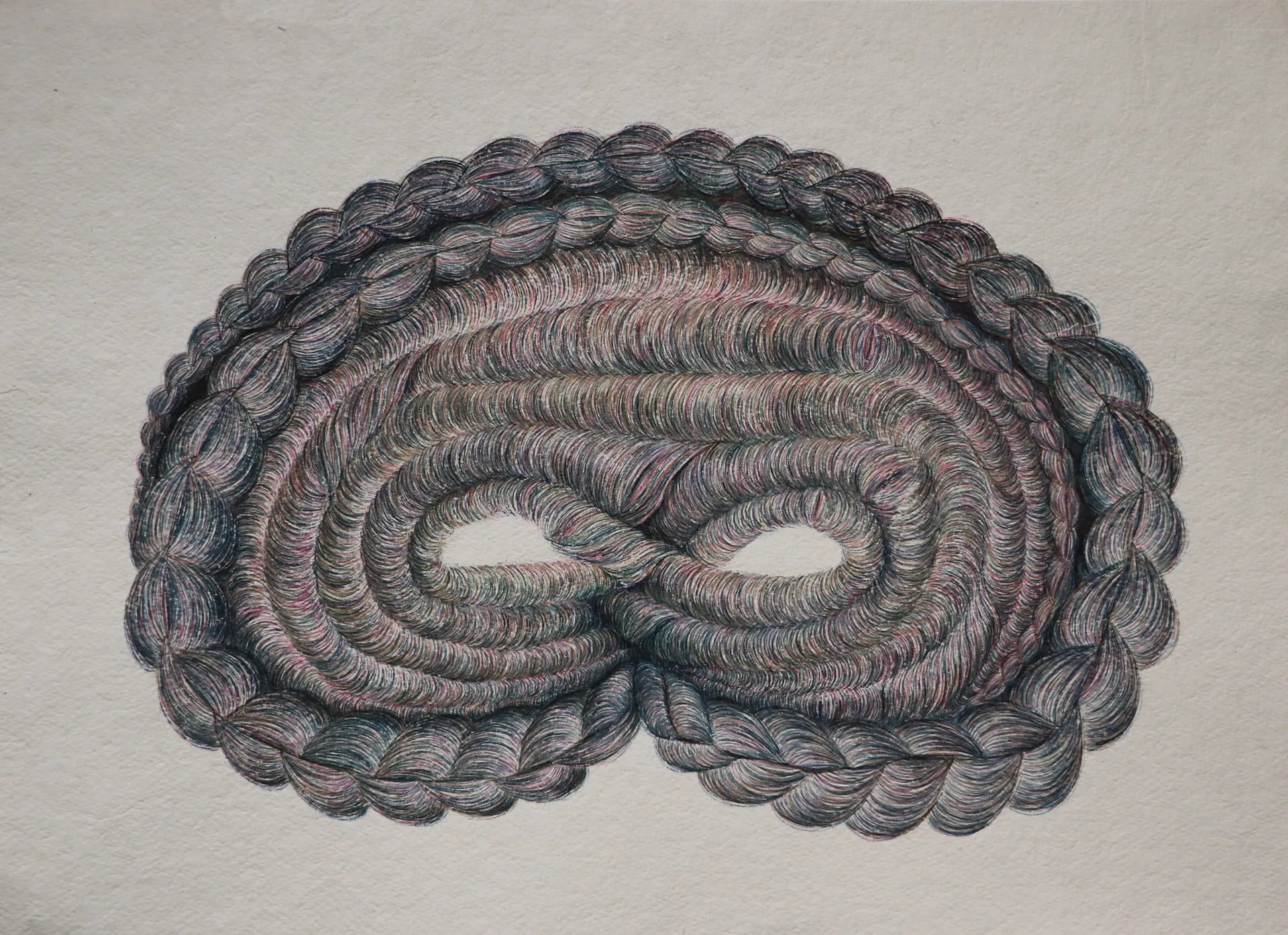 Entwine by Sangita Datta - Watercolor on acid-free handmade paper