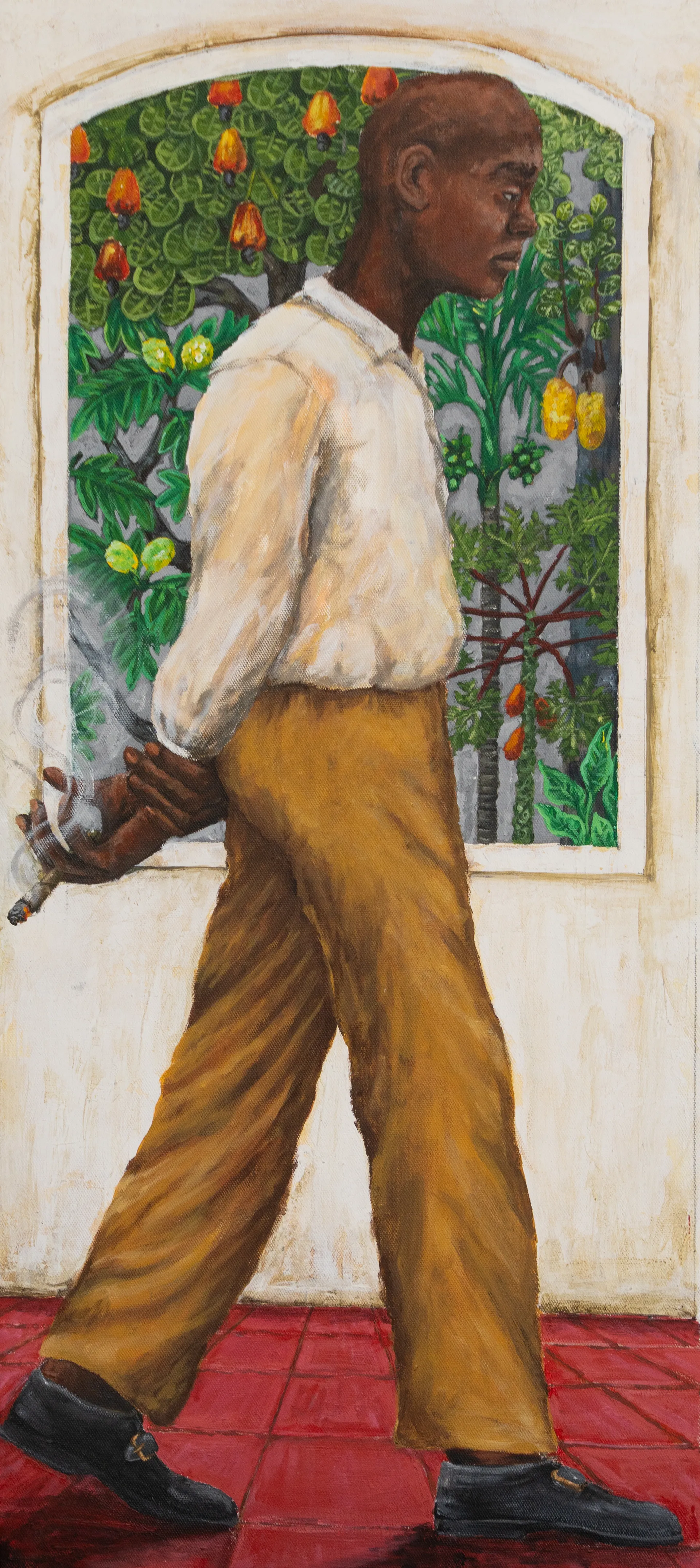 Strides of sovereignity by Sreeju Radhakrishnan - Acrylic on canvas