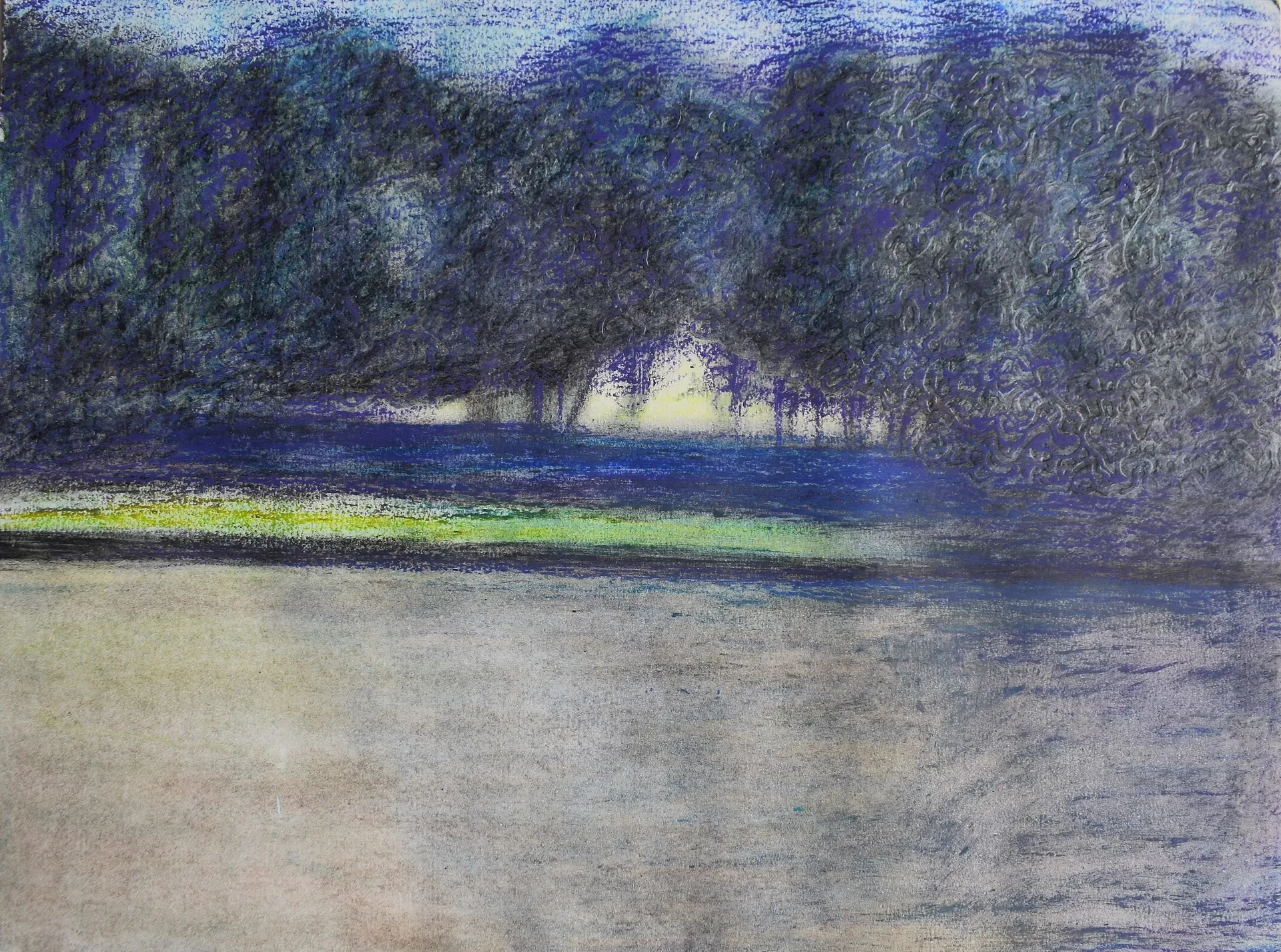 Untitled by Gayathri A P - Mixed media on paper