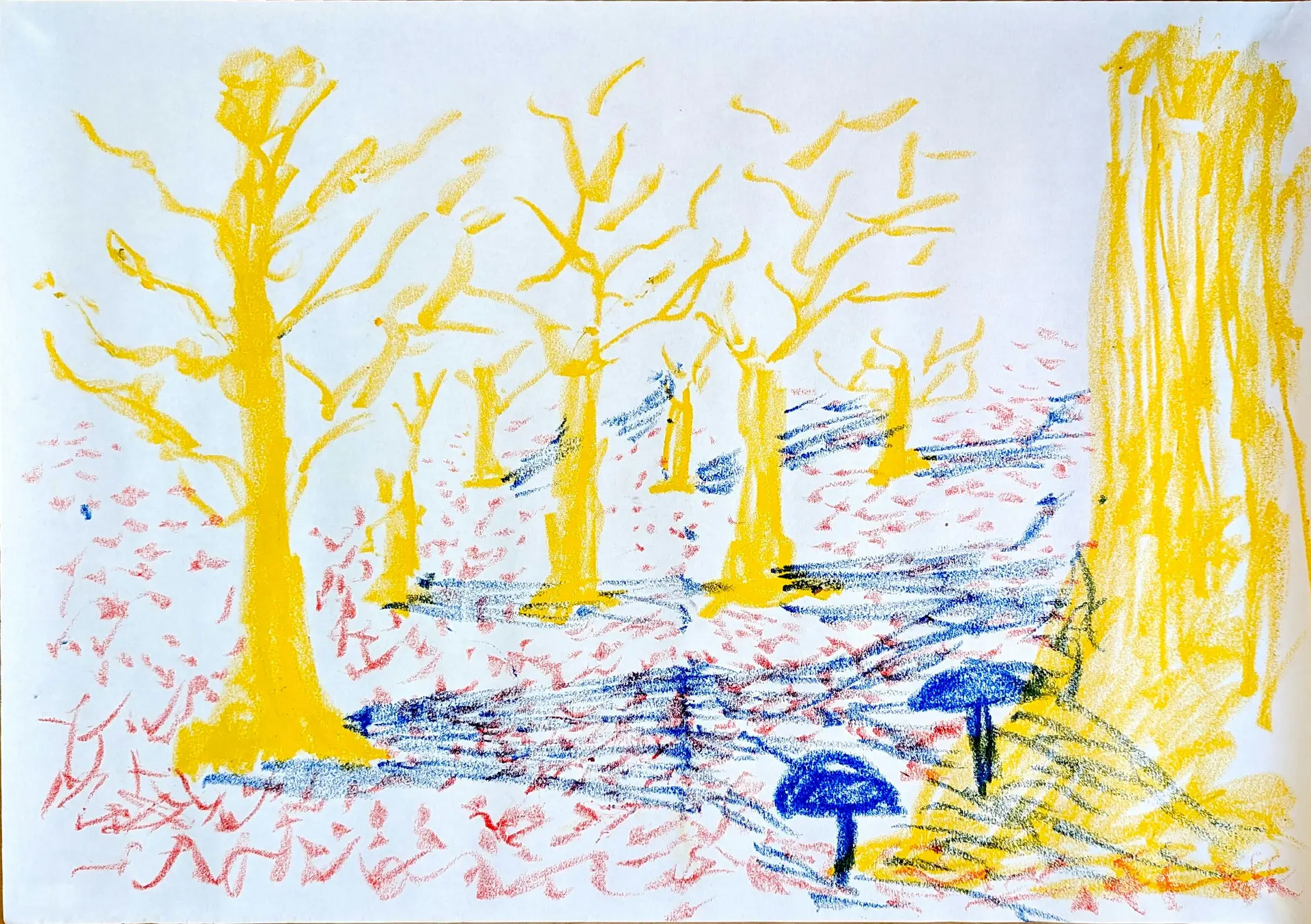 Cologne 01 by Ansh Kumar - Oil on paper