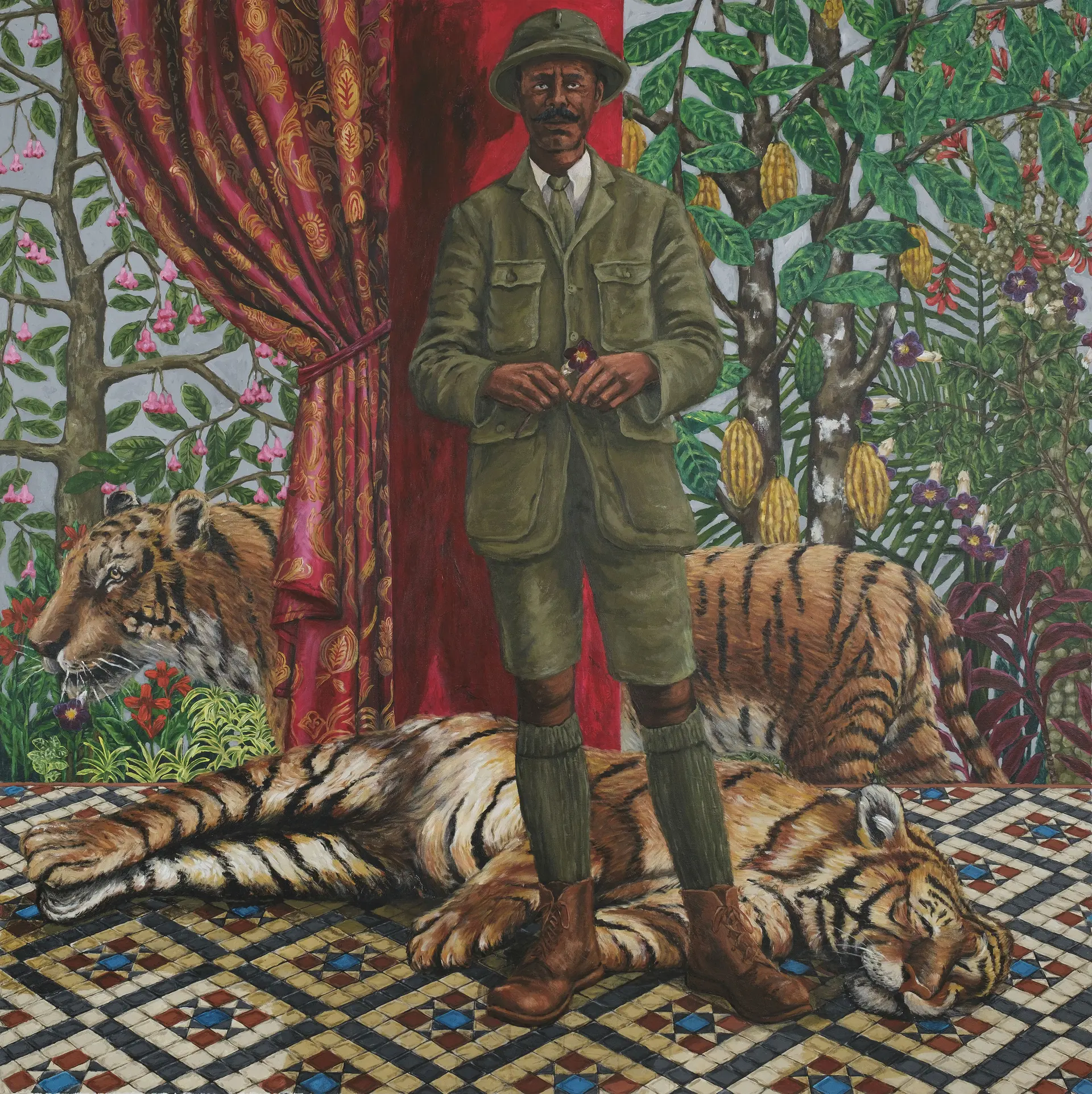 History sheeter by Sreeju Radhakrishnan - Acrylic on canvas