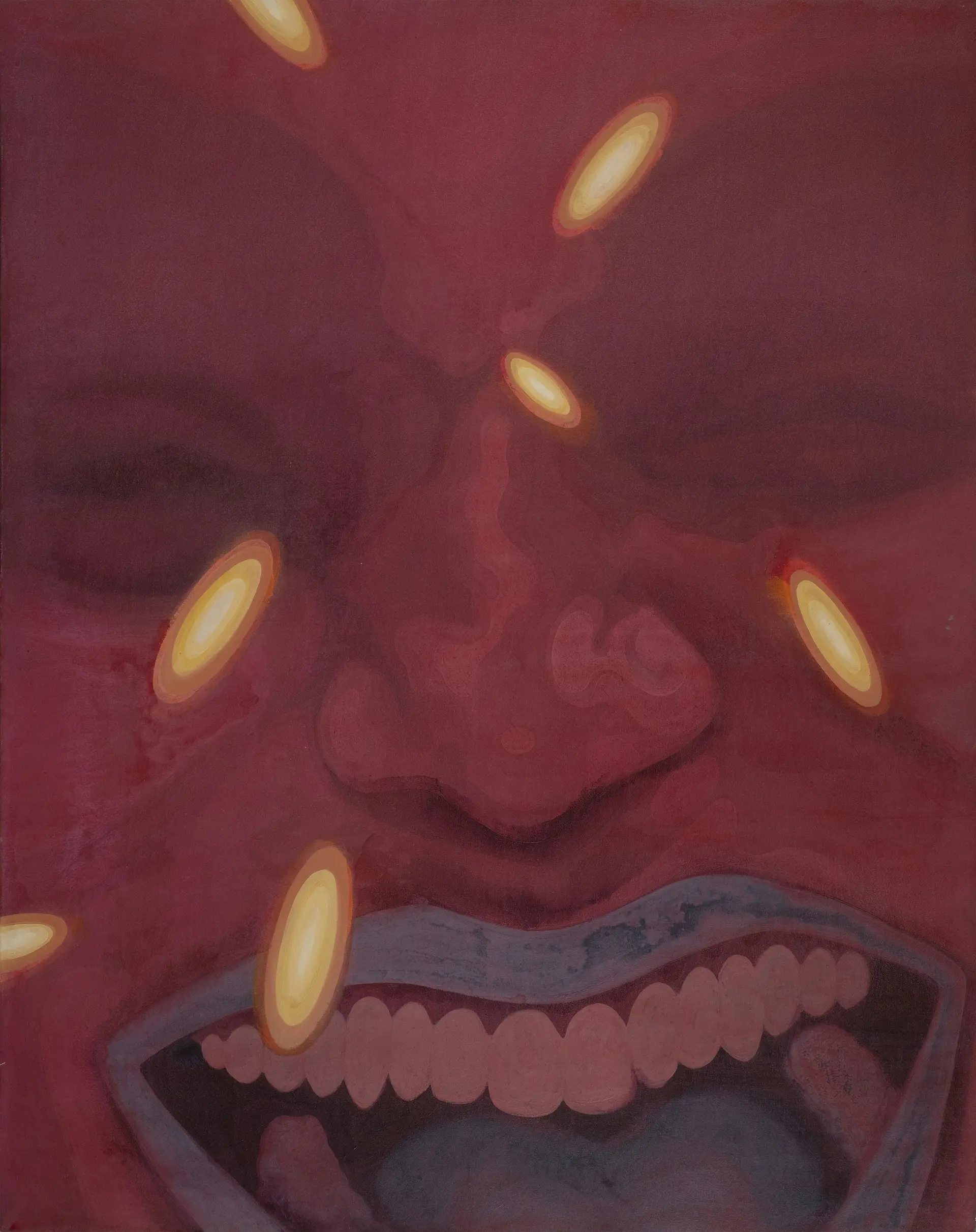 Letting it all out by Tithi Das - Acrylic and oil on canvas