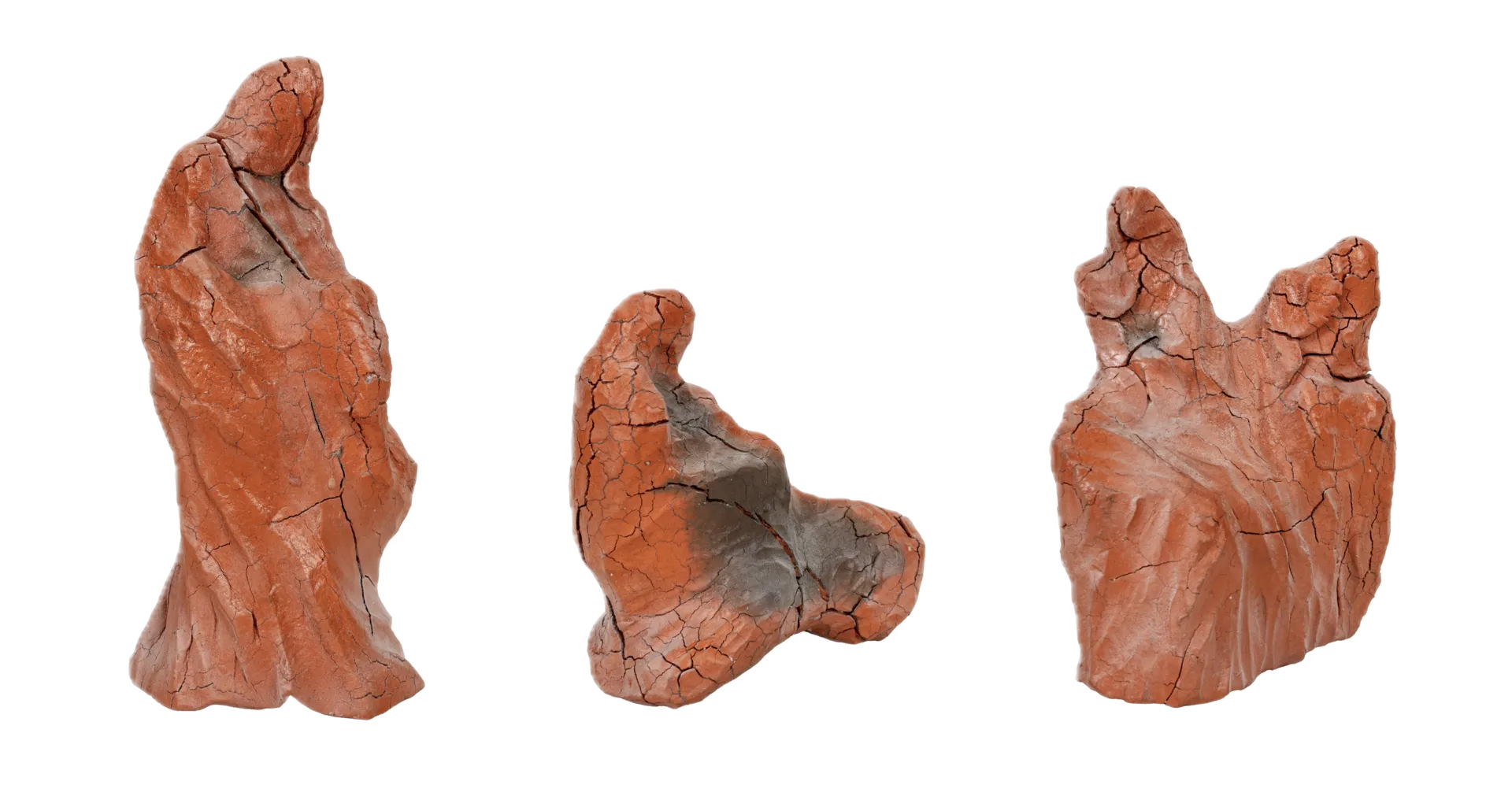 Ancestral rock by Tapan Moharana - Terracotta