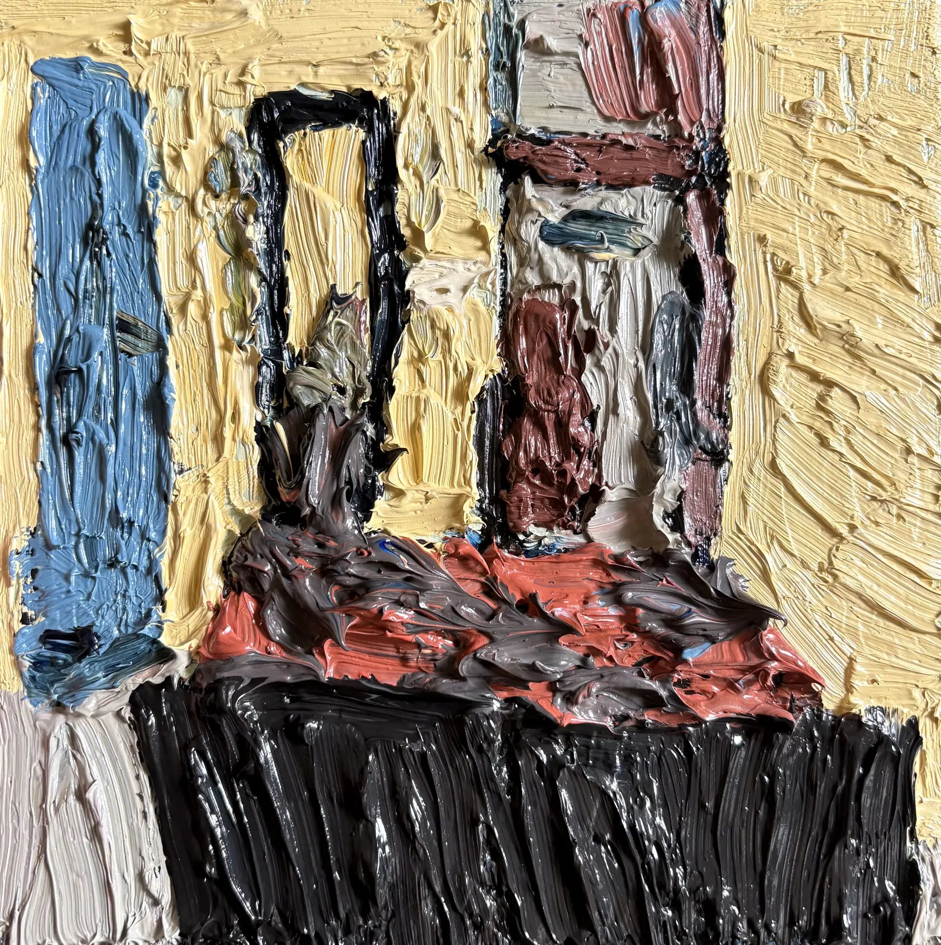 What would be my room by Akshit Satyarthi - Oil on canvas
