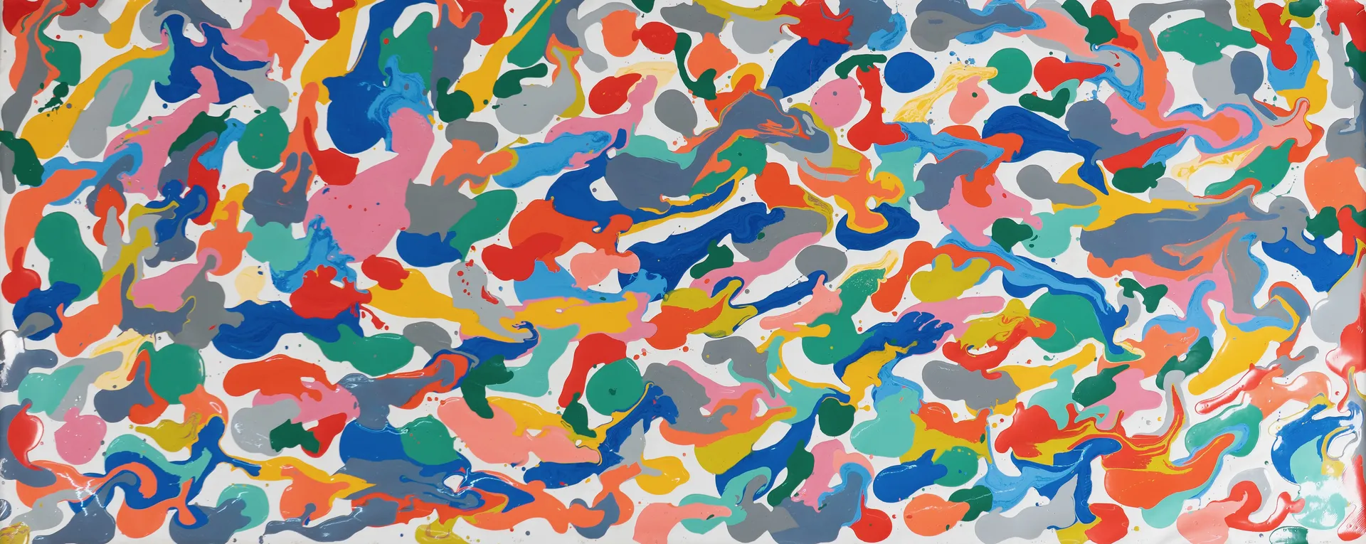 Entropy 3 by Pankaj Vishwakarma - Automotive paint on canvas