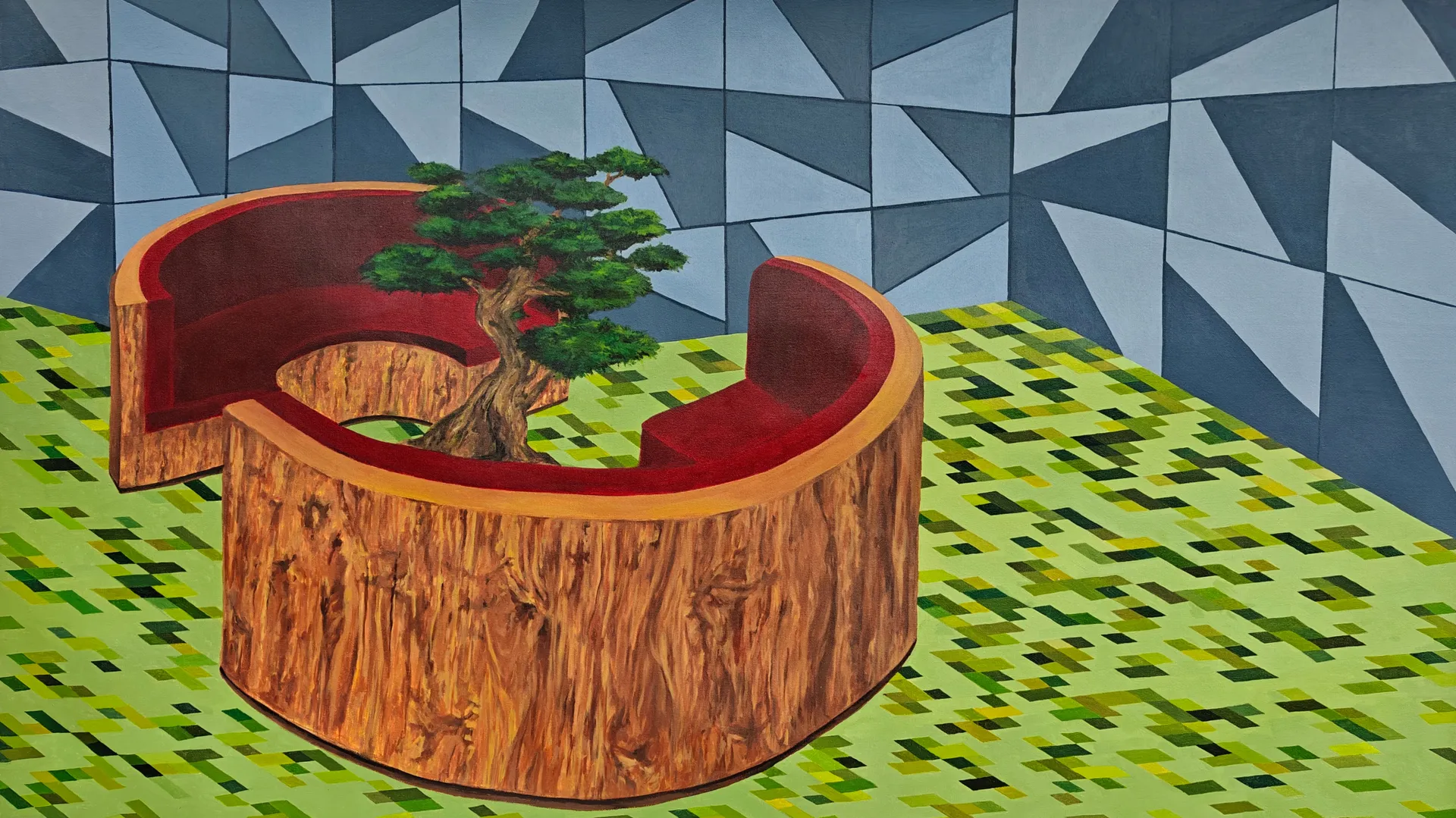 Nature within by Bhavana Parakh - Acrylic on Canvas 