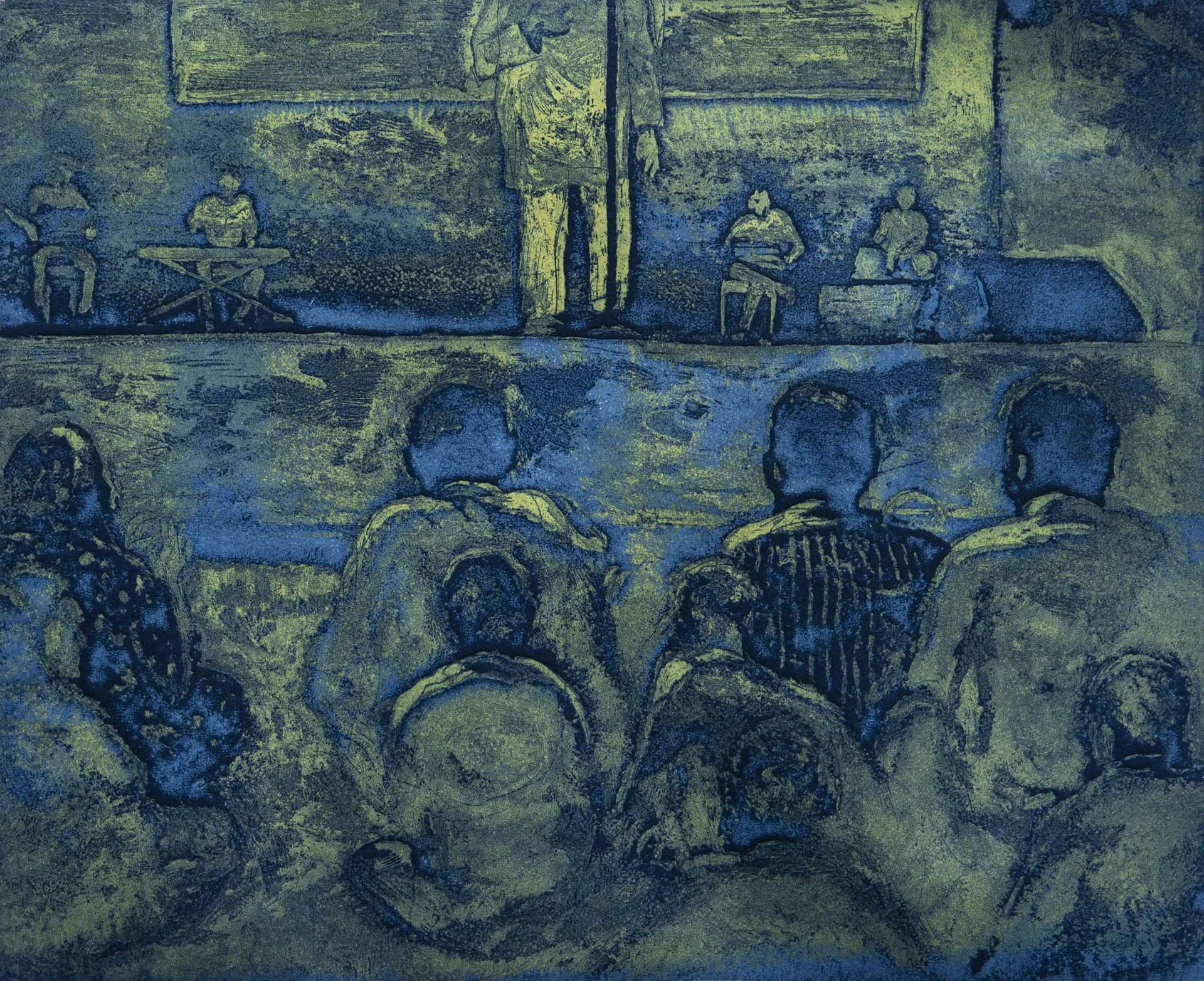 Symphonic revving, 4 by Spandan Mundhe - Viscosity on Fabriano Rosaspina paper