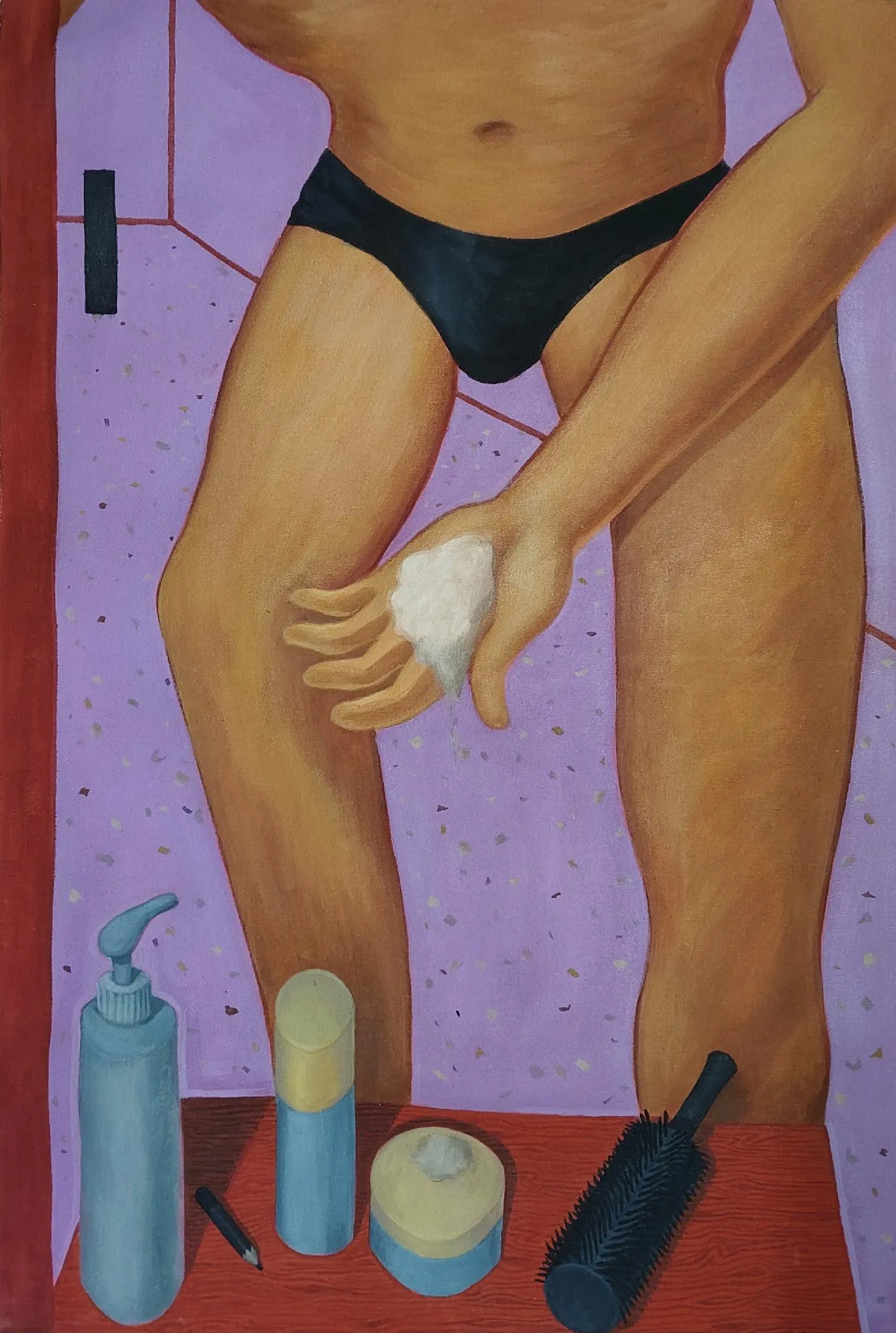 Untitled  by Neelopol Dey - Acrylic on canvas