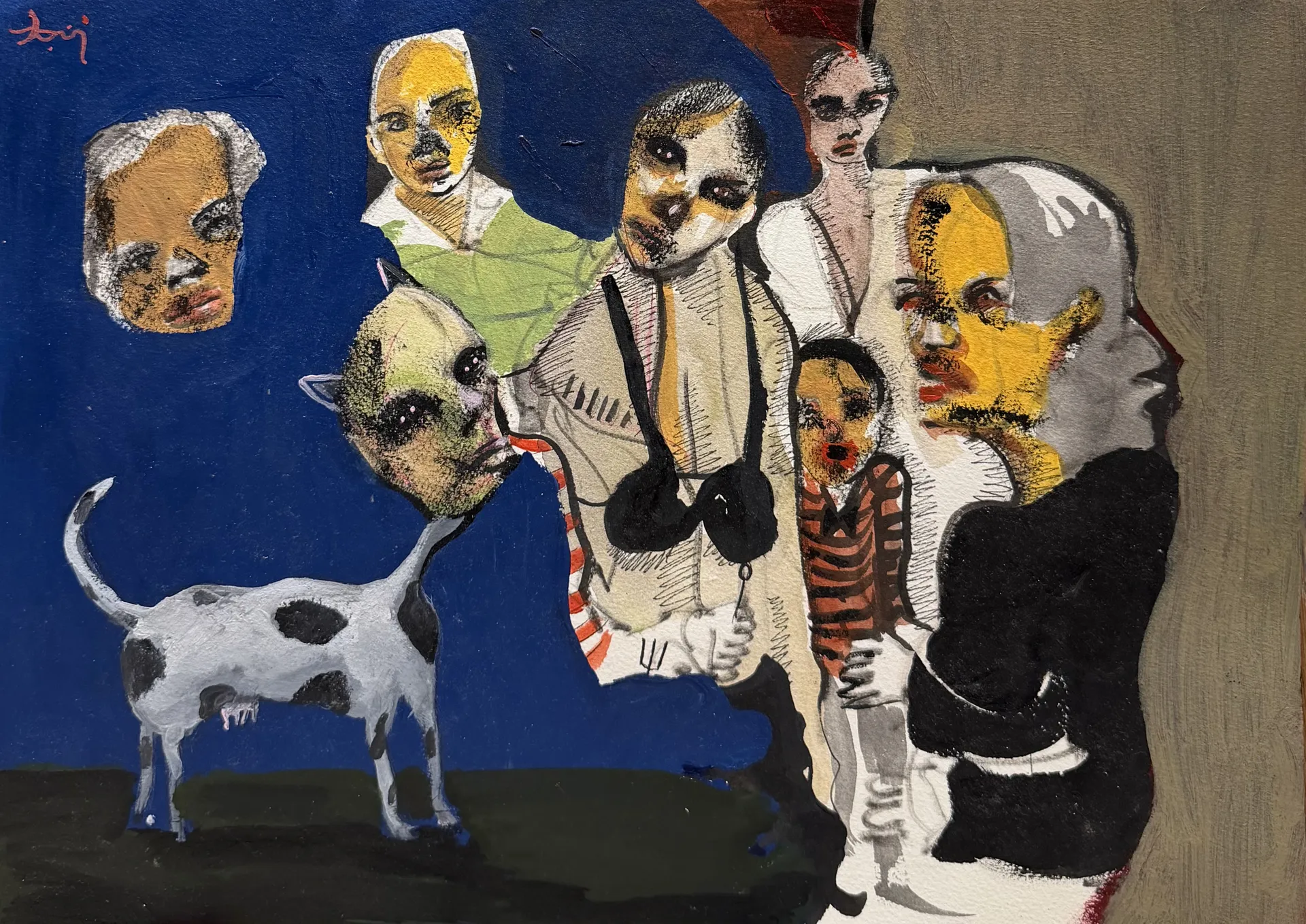 Inheritance by Aditiya Singh - Acrylic on acrylic paper