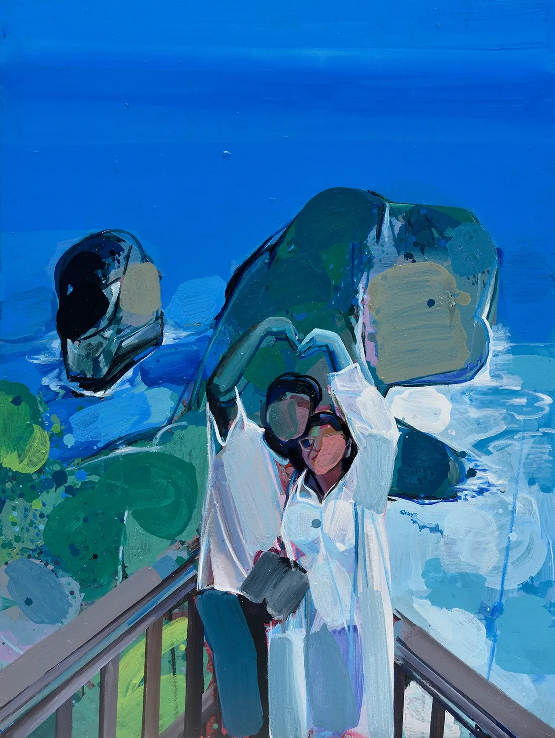 Loveria by Uday Mondal - Acrylic on canvas
