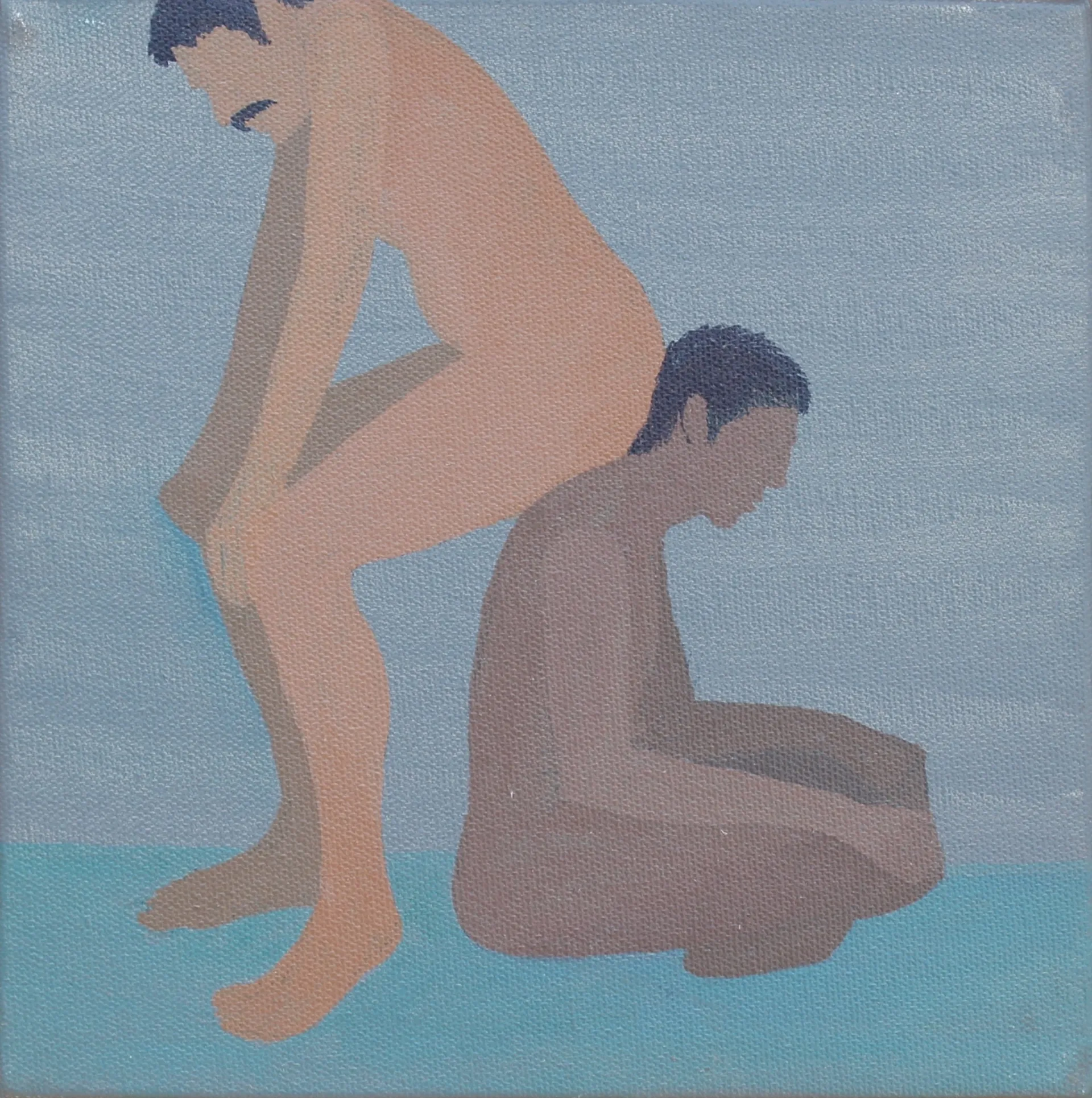 Beneath the gaze, 20 by Moni Kumari - Acrylic on canvas