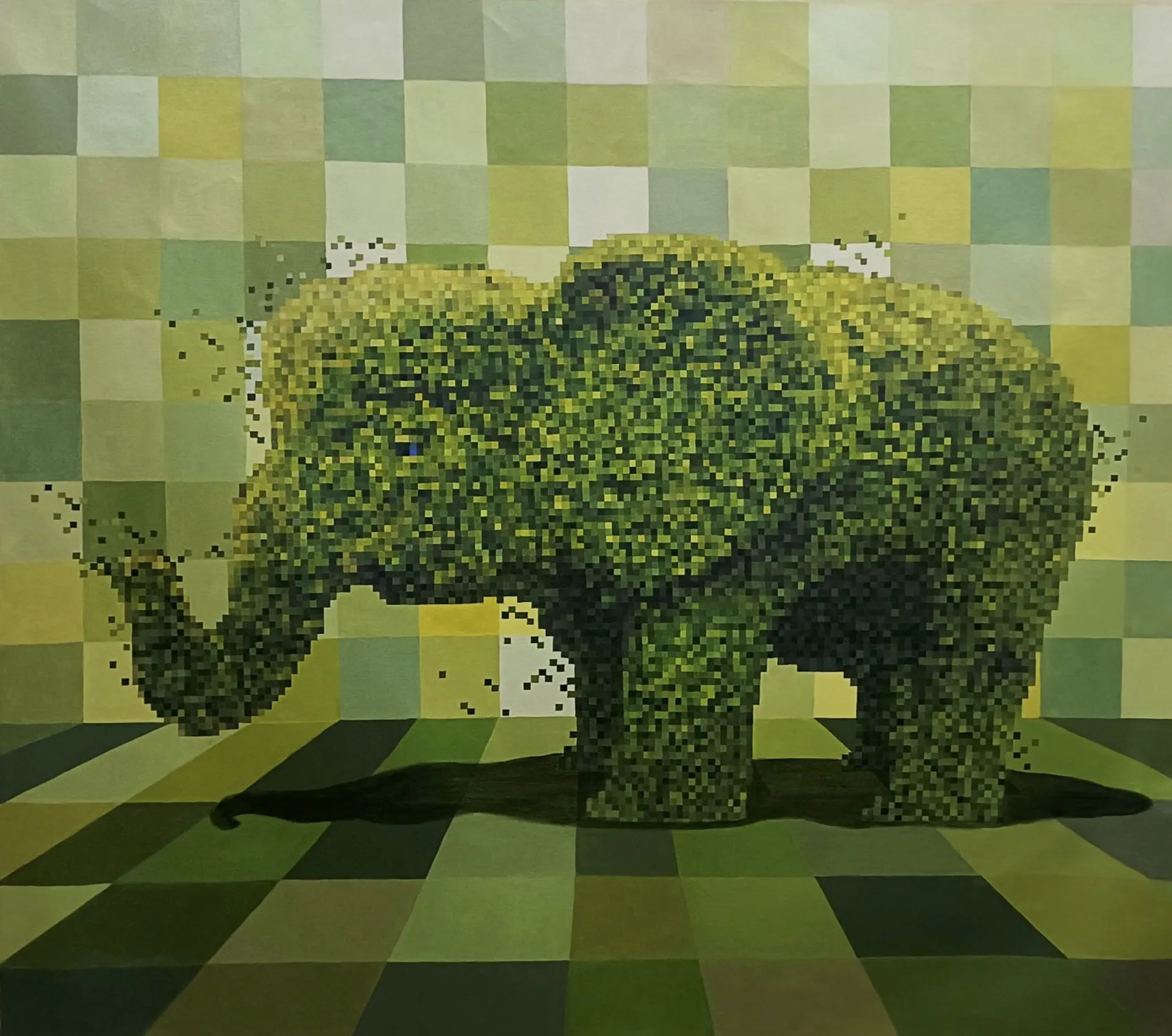 Loss of identity by Bhavana Parakh - Acrylic on canvas