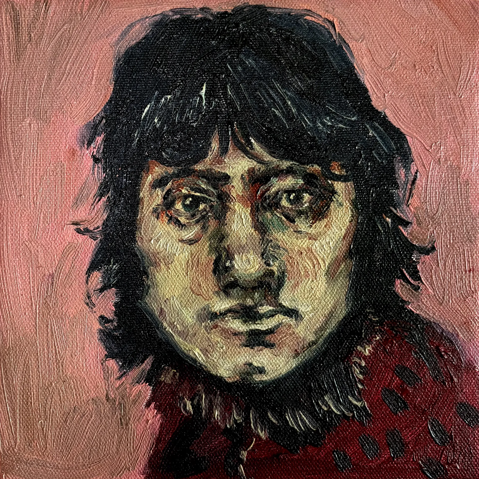 Point blank by Riddhi Rajora - Oil on canvas
