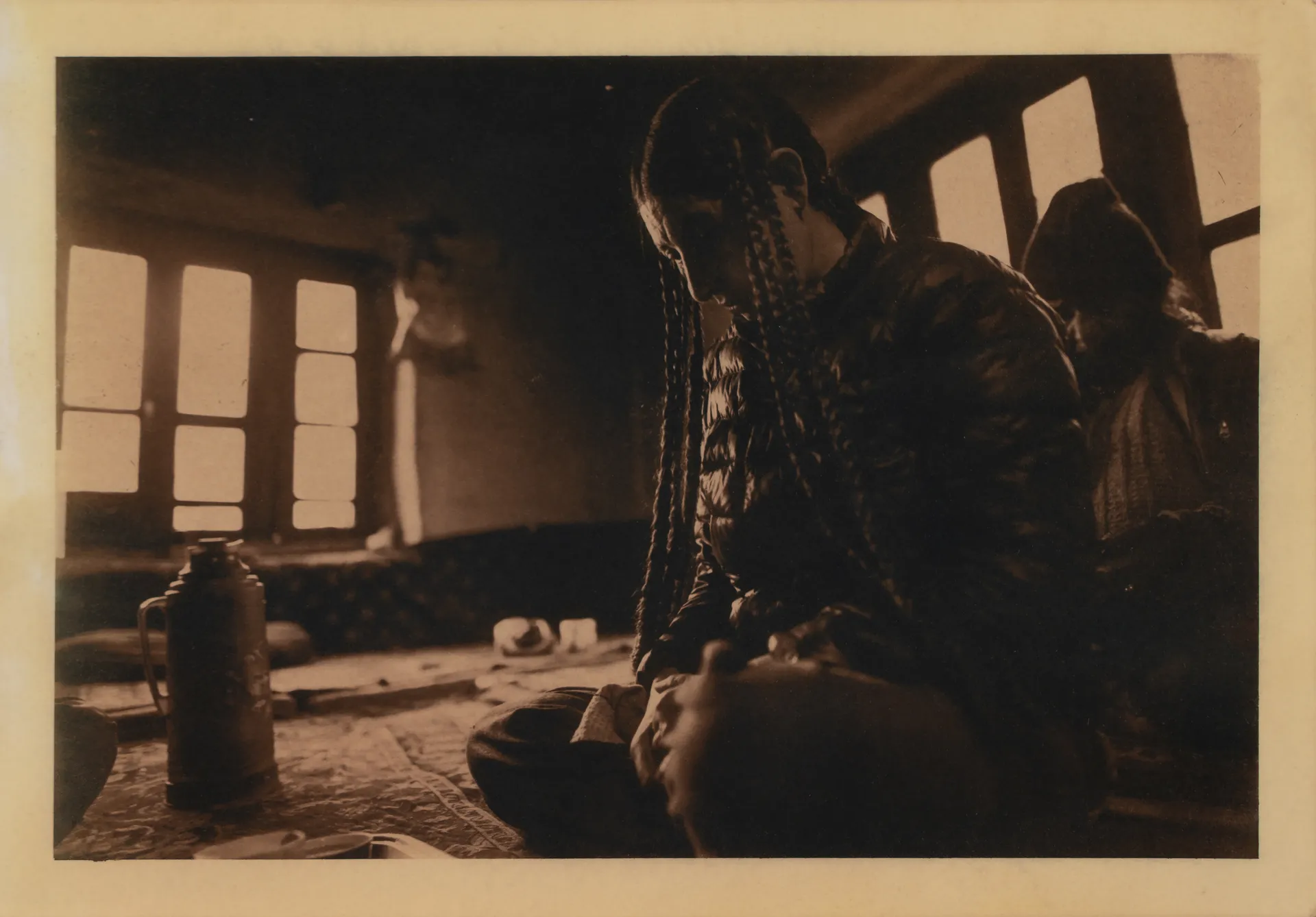 Acts of braiding by Ayan Biswas - Toned with local tea