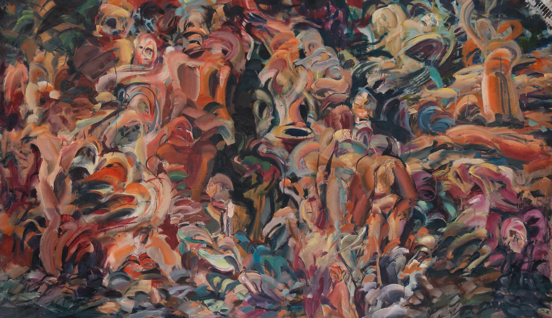 Layer another layer trouble, day another day by Virendra Maurya - Acrylic on canvas