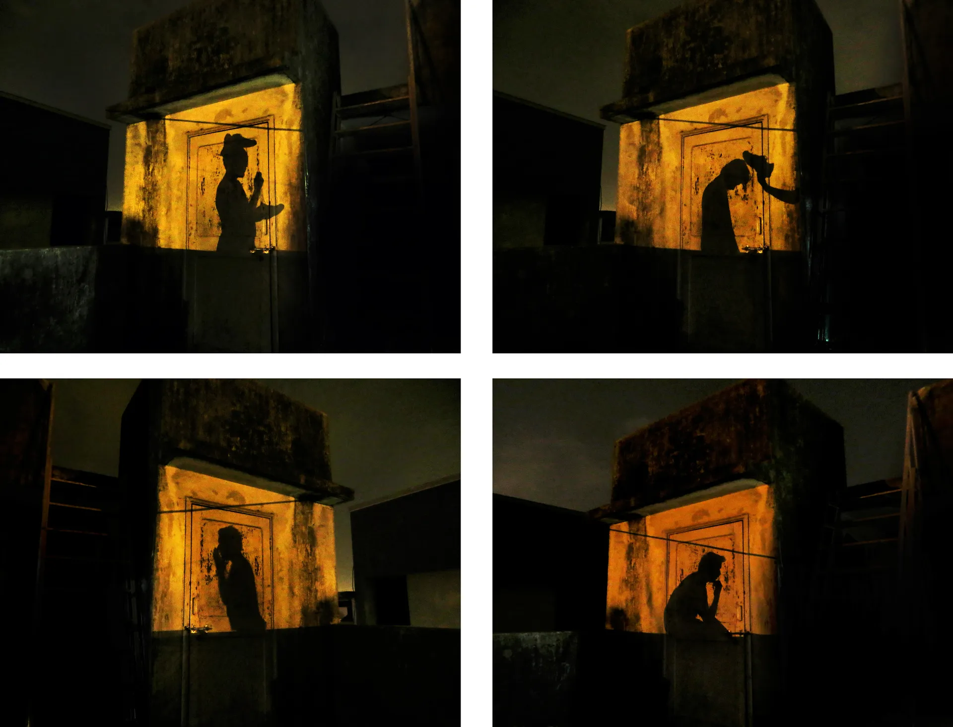 Stories of many darks - I, 9 by Abhishek Narayan Verma - Inkjet prints on Fabriano paper