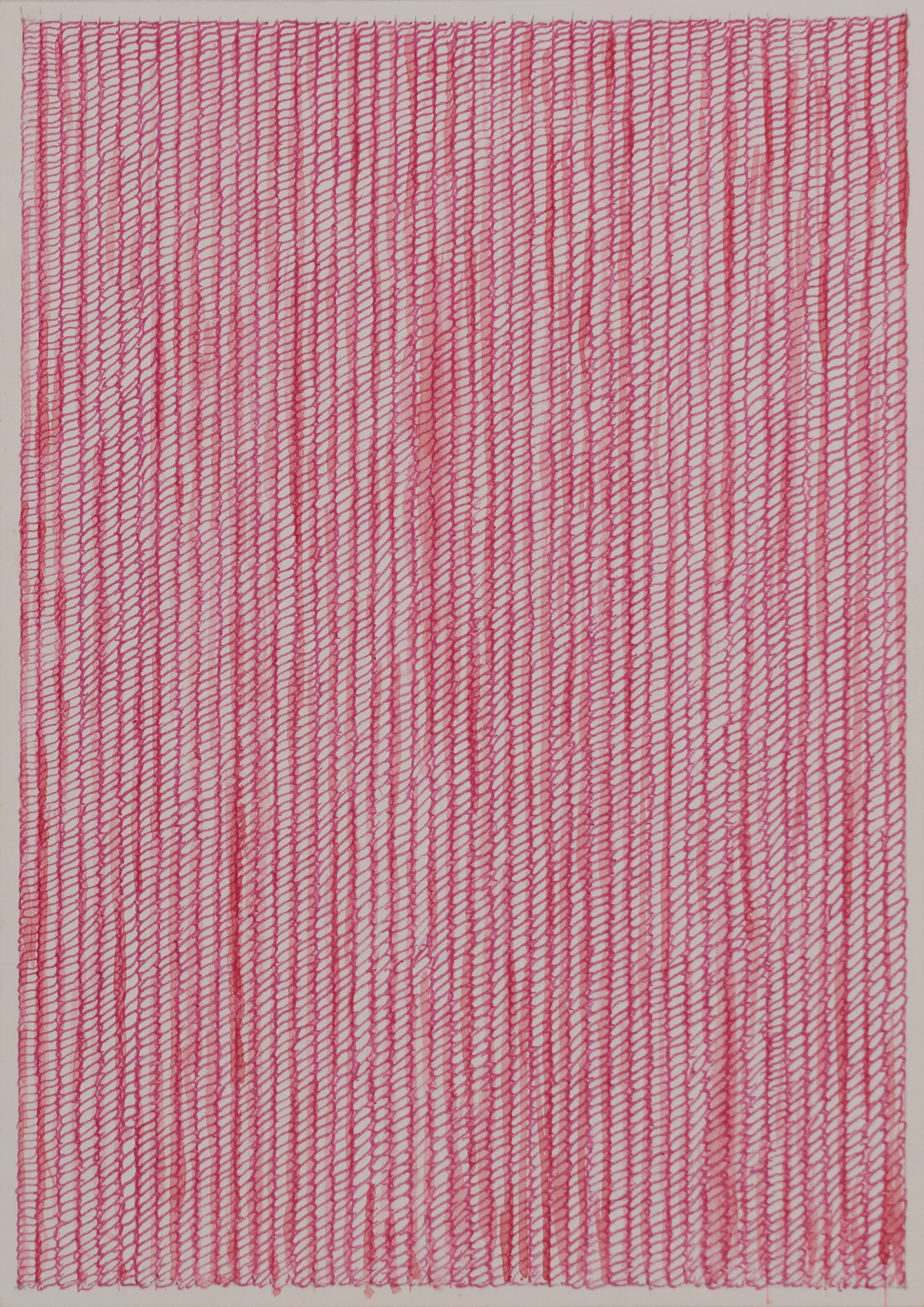 Repurposed lines 1 by Dayananda Nagaraju - Pen and watercolour on paper