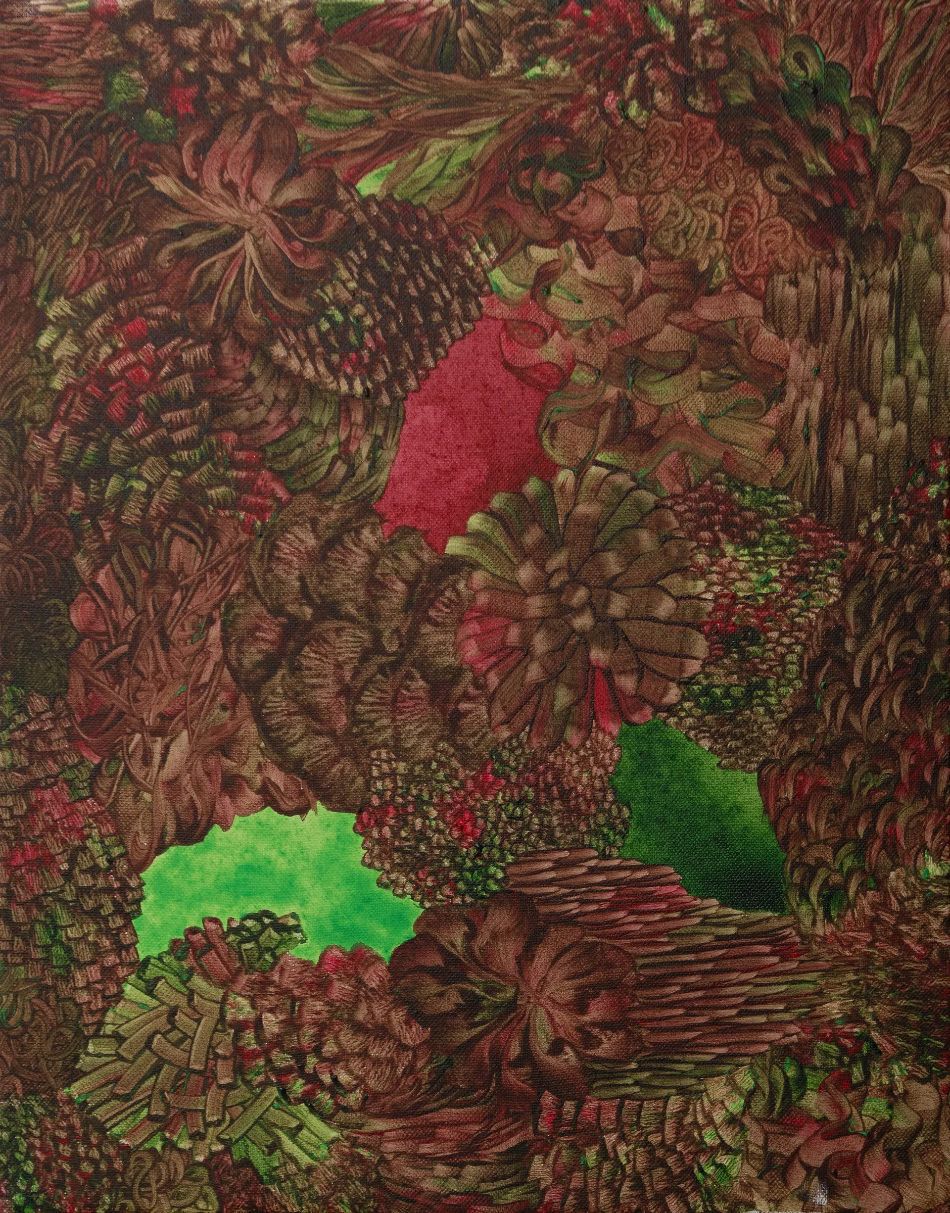 Space 3 by Clinton George - Acrylic on canvas