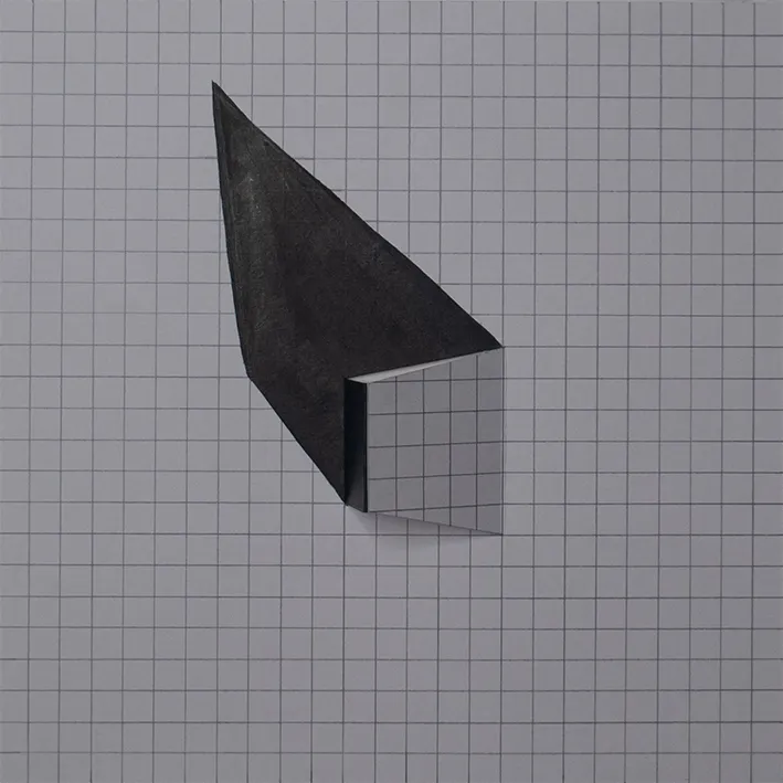 Fold #13, 1 by Urvi Sethna - Ink and graphite on archival paper