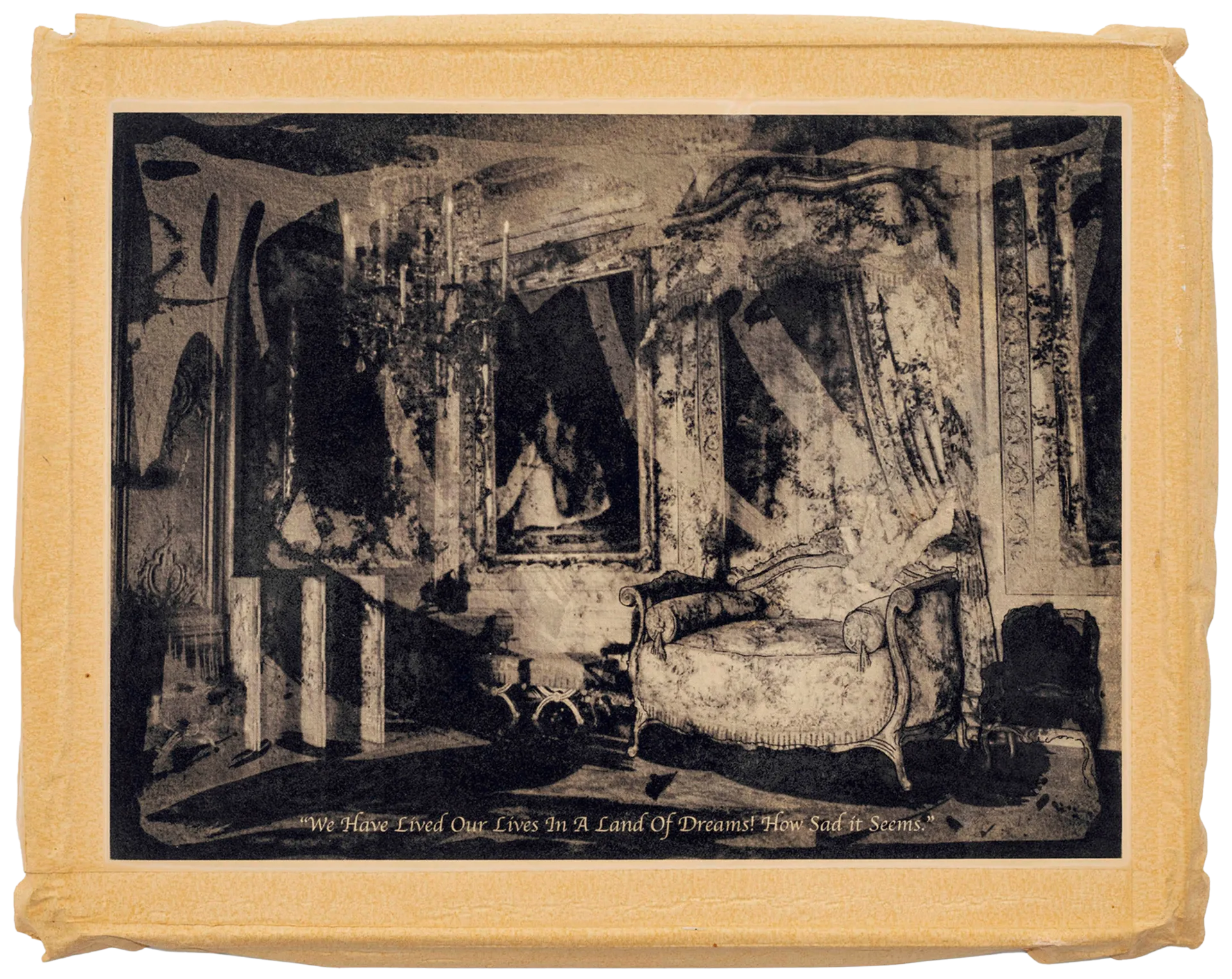 Black stars are shining very bright - VII, 1 by Abhishek Narayan Verma - Etching print printed on dental plaster