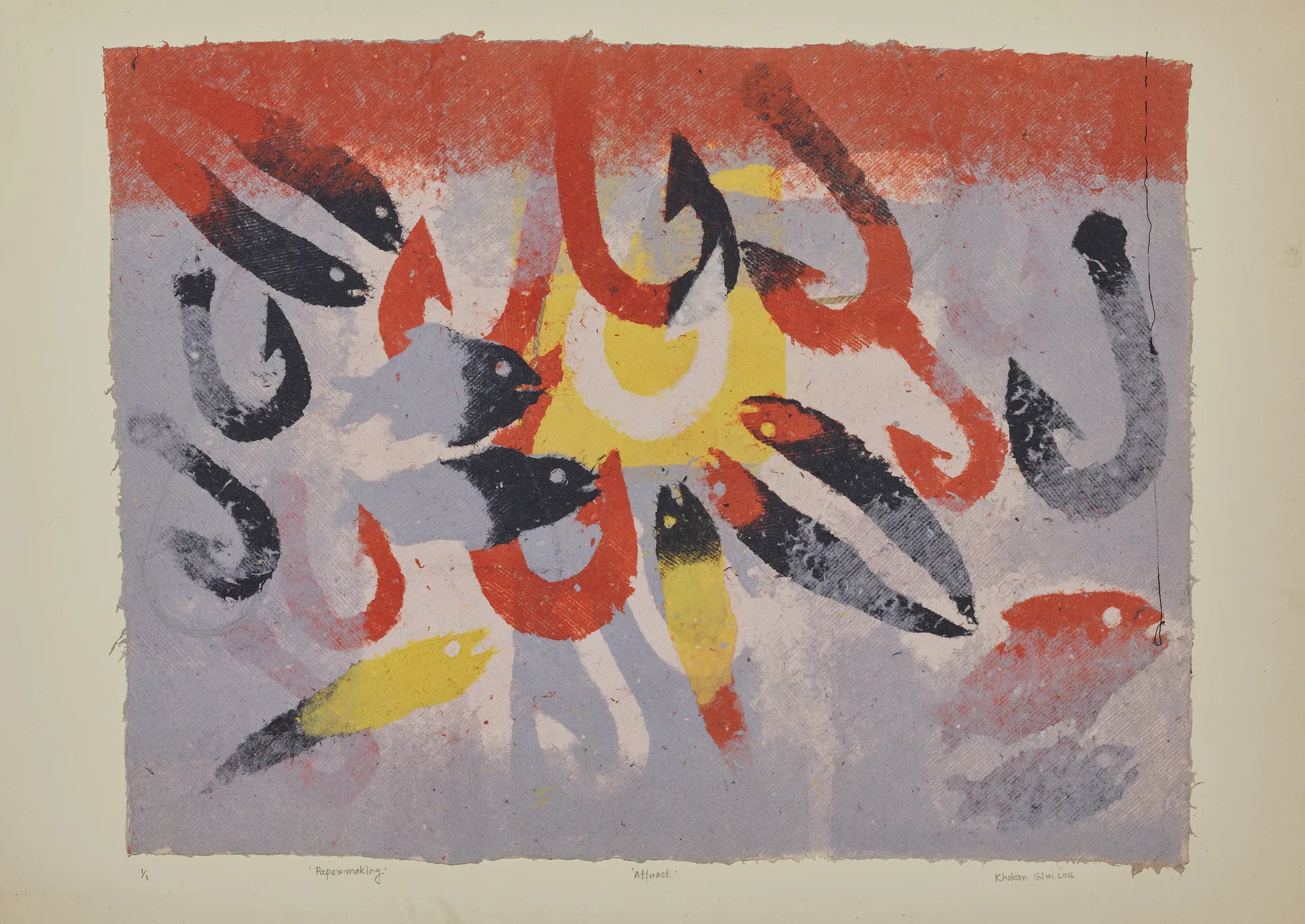 Dried fish by Khokan Giri - Papermaking
