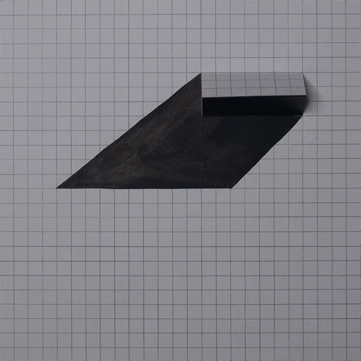 Fold #13, 2 by Urvi Sethna - Ink and graphite on archival paper