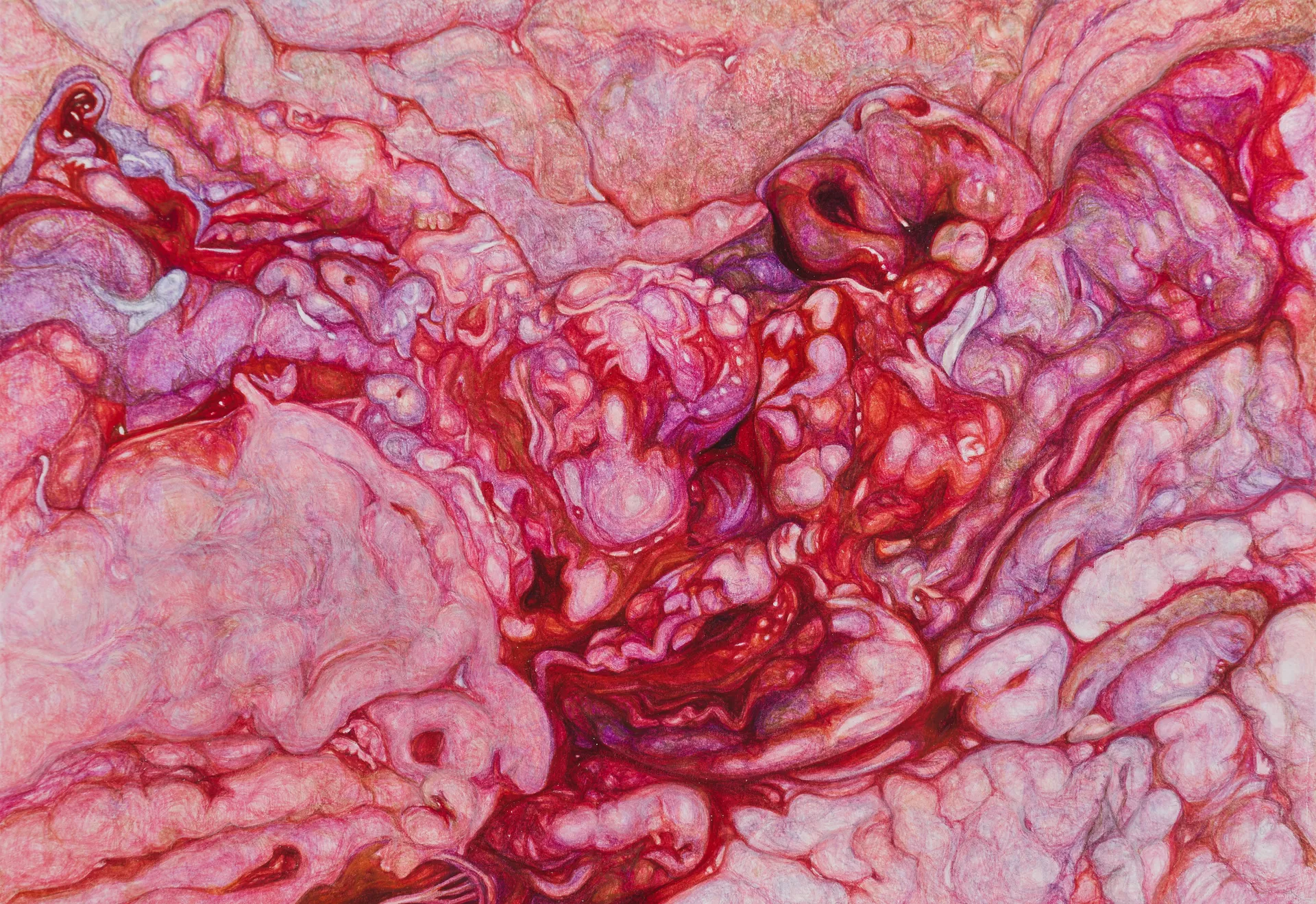 Brimming with hiccups by Nabanita Guha - Watercolor on Fabriano paper