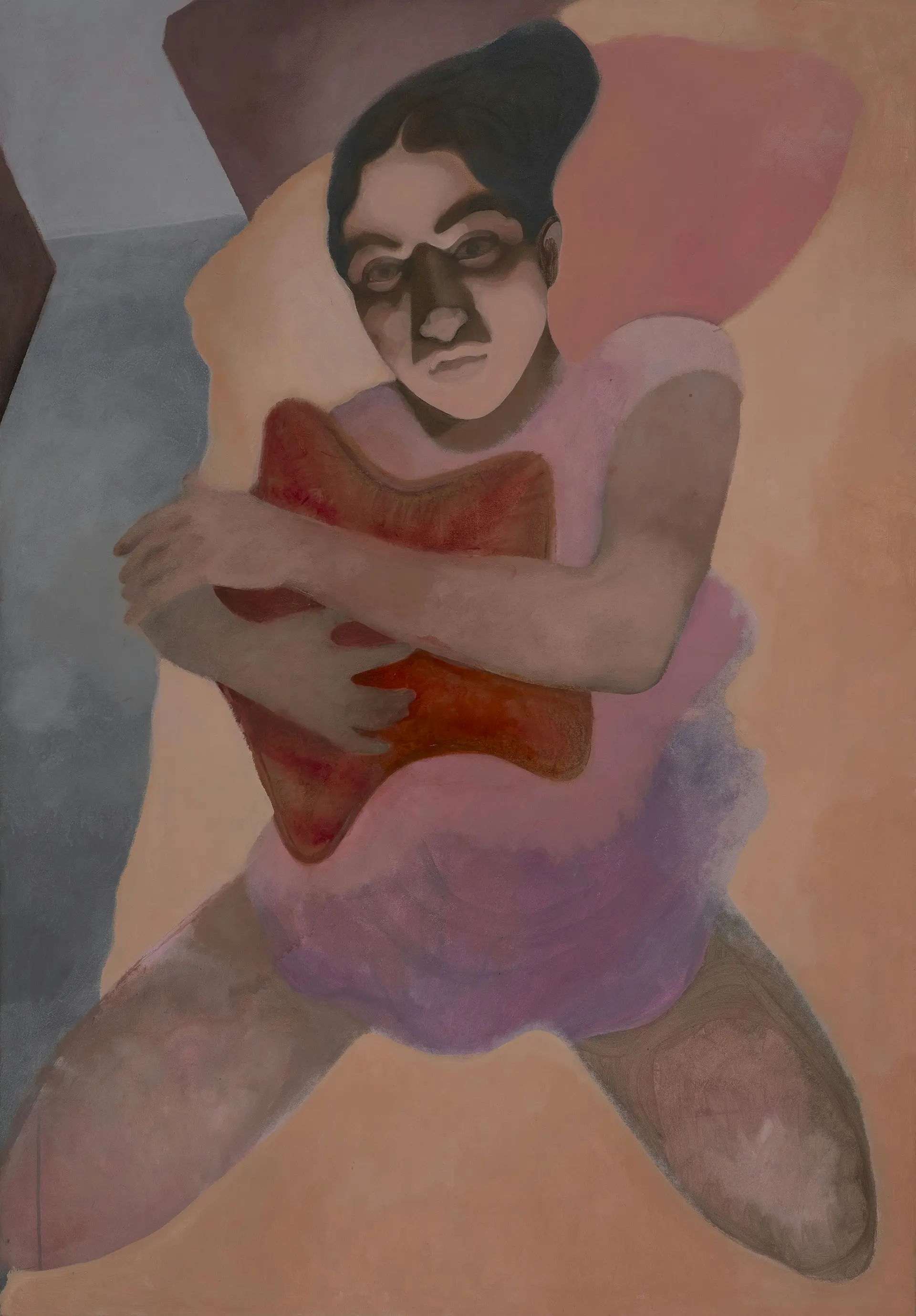Post celebration by Tithi Das - Acrylic and oil on canvas