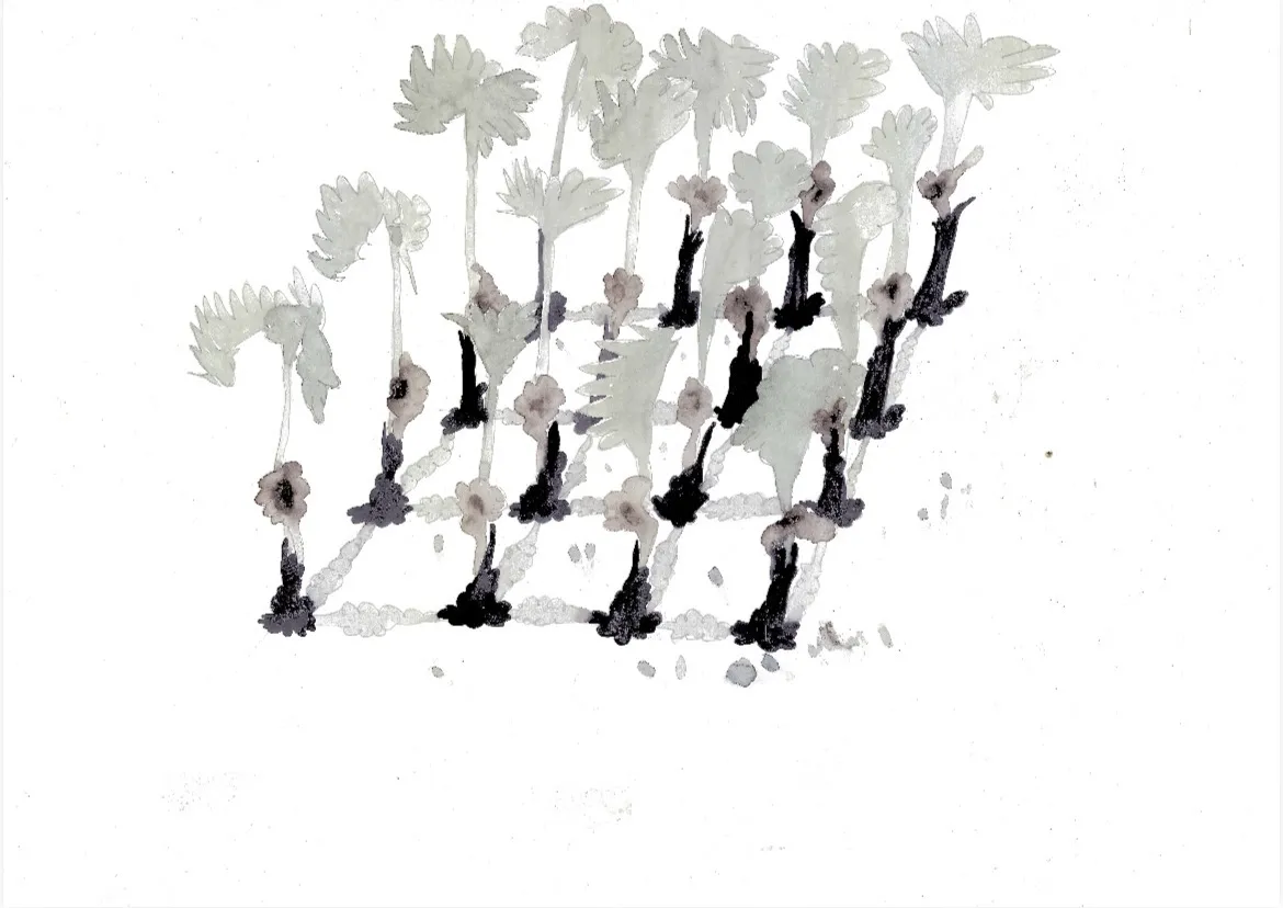Plantation  by Manu N - Watercolour 