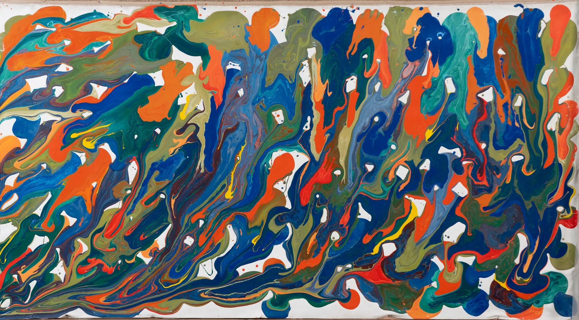 Entropy 5 by Pankaj Vishwakarma - Automotive paint on canvas