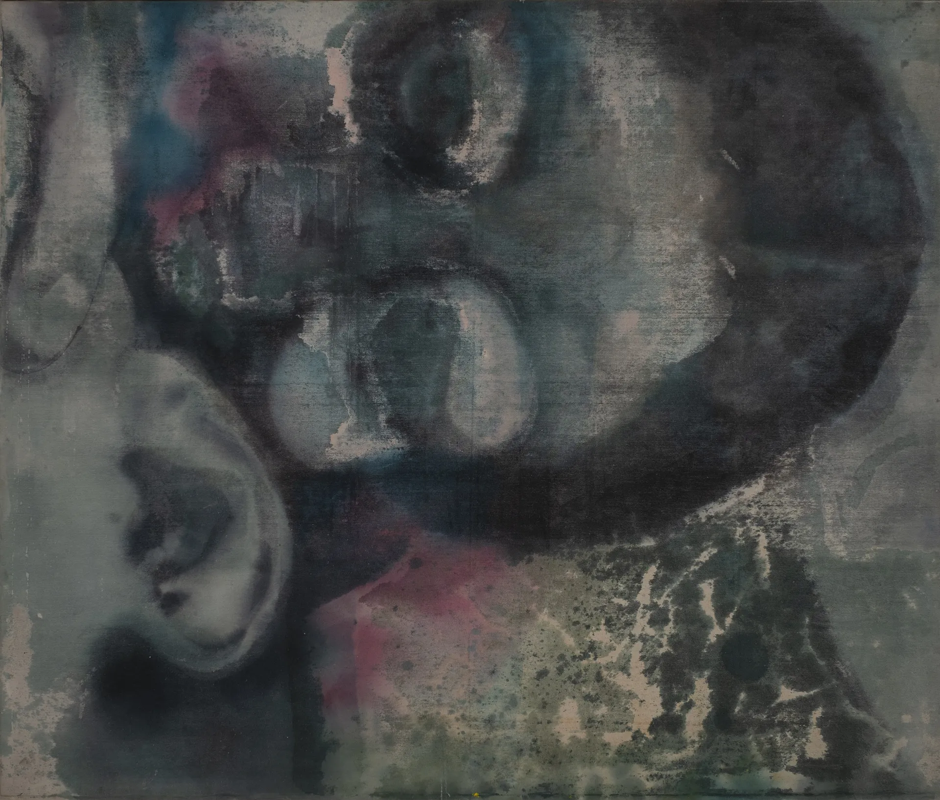 She listens, doesn’t judge by Tithi Das - Acrylic on canvas