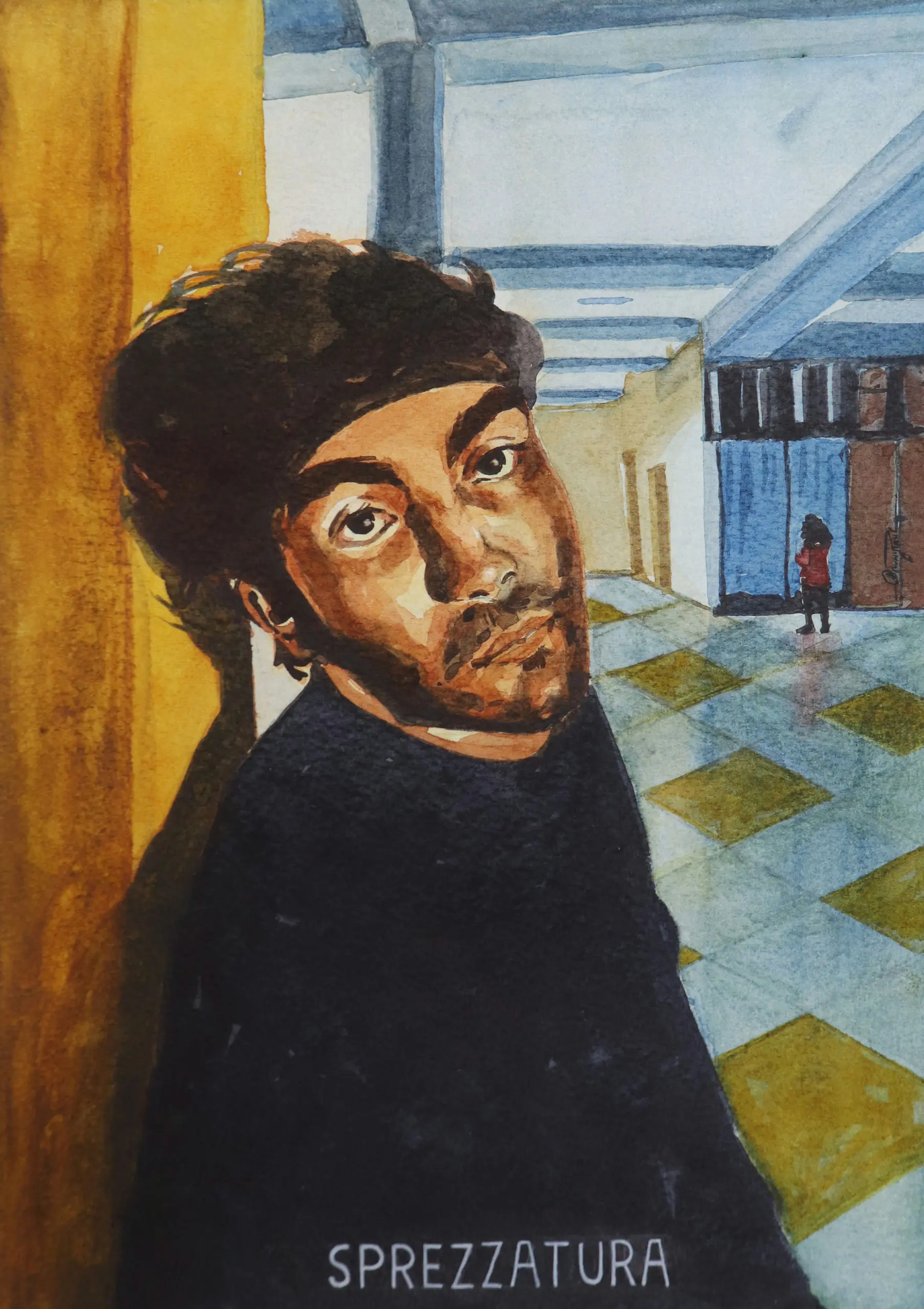 Borno-porichoy by Anurag Paul - Watercolor on paper