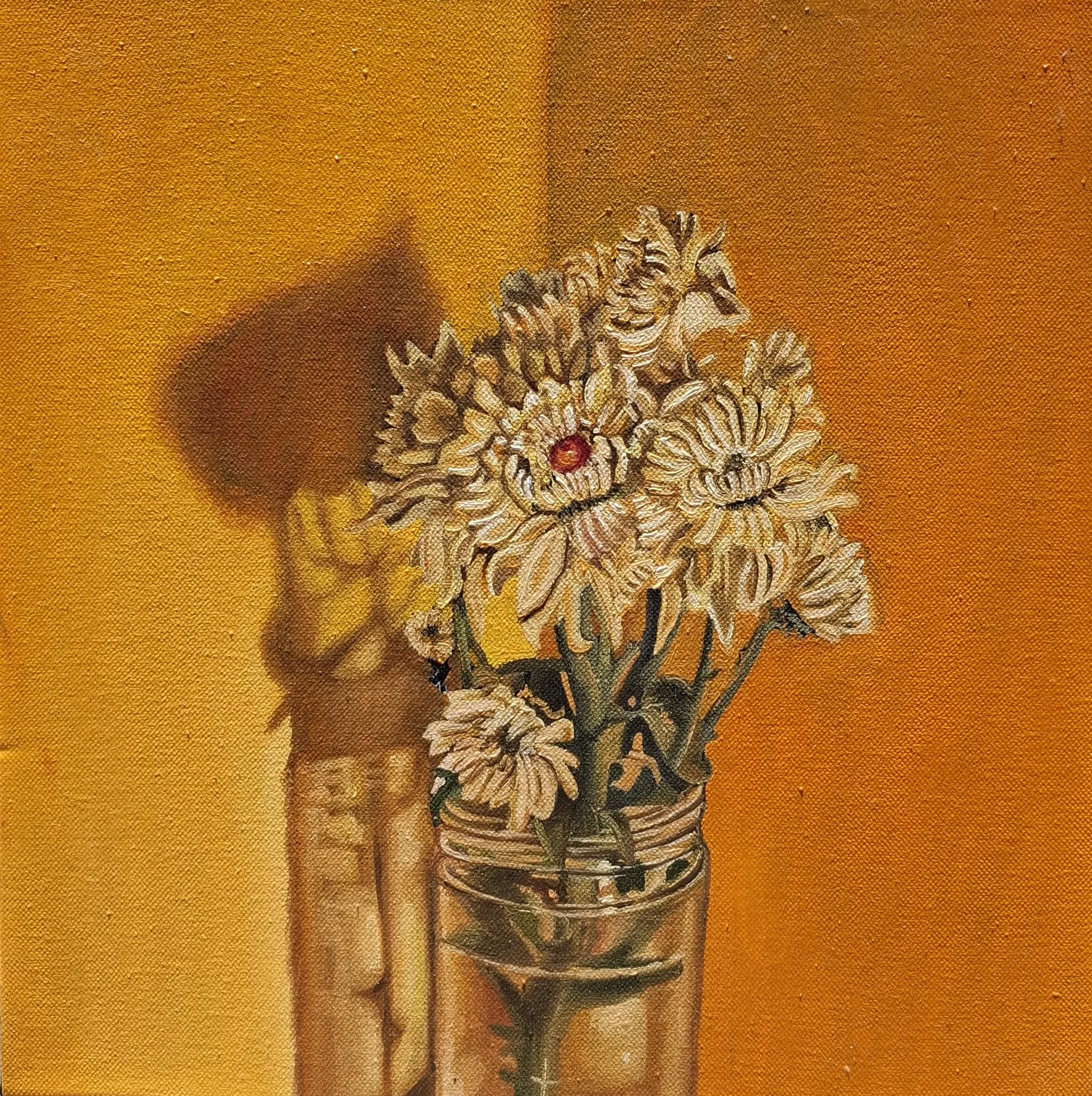 A seed under the skin, 5 by Simran Yagyik - Oli on canvas