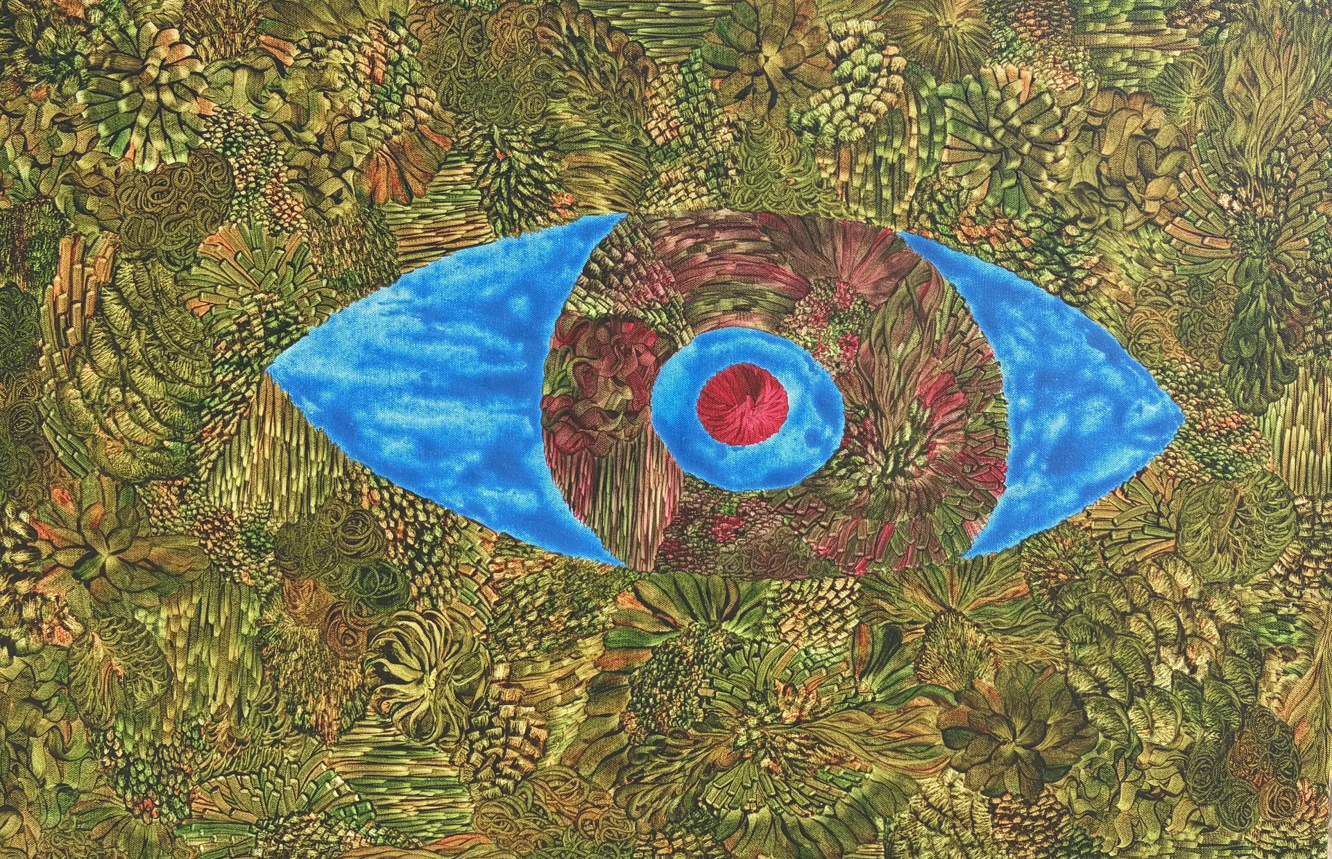 Eye by Clinton George - Acrylic on canvas