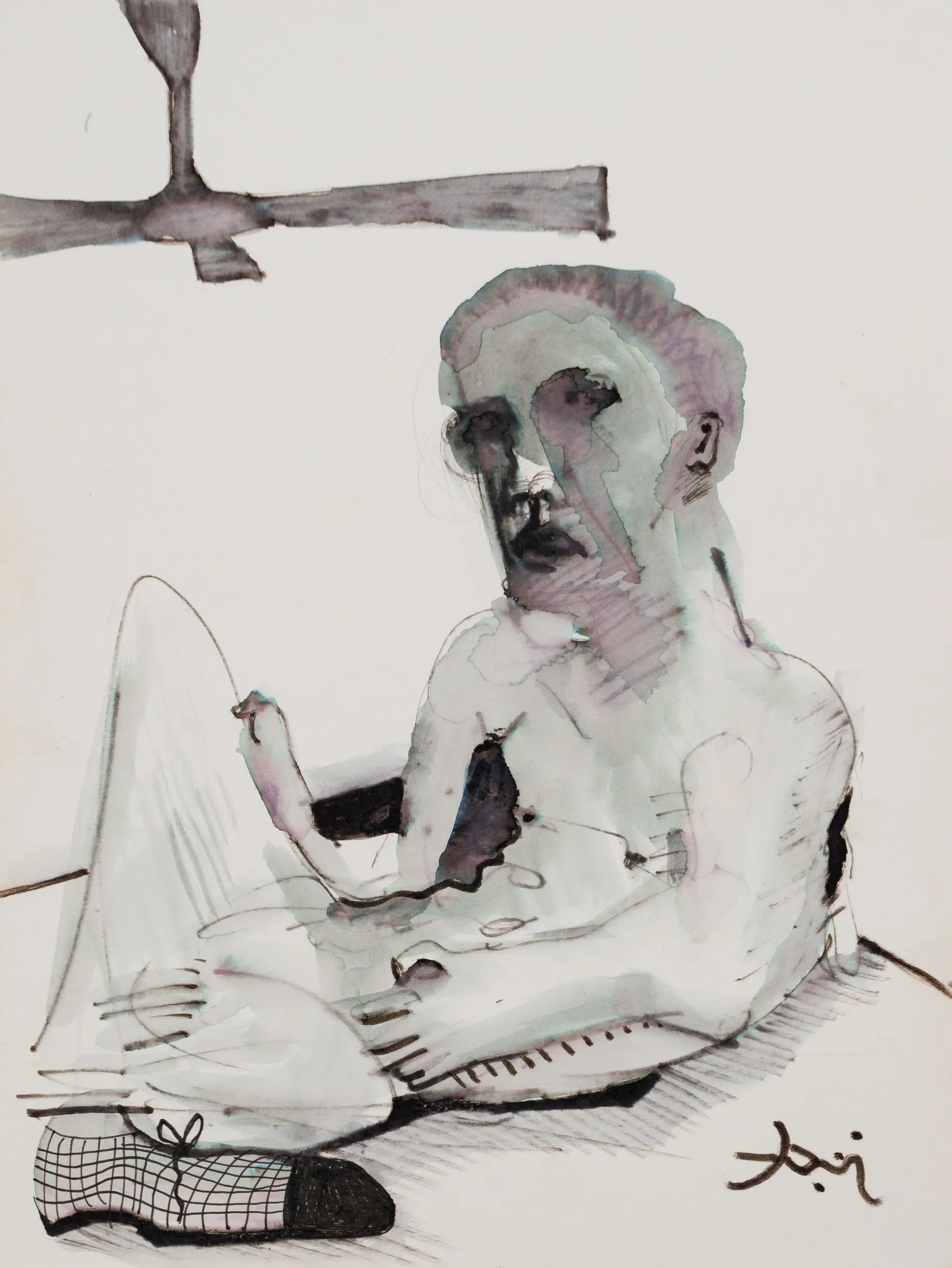 Untitled by Aditiya Singh - Ink on paper