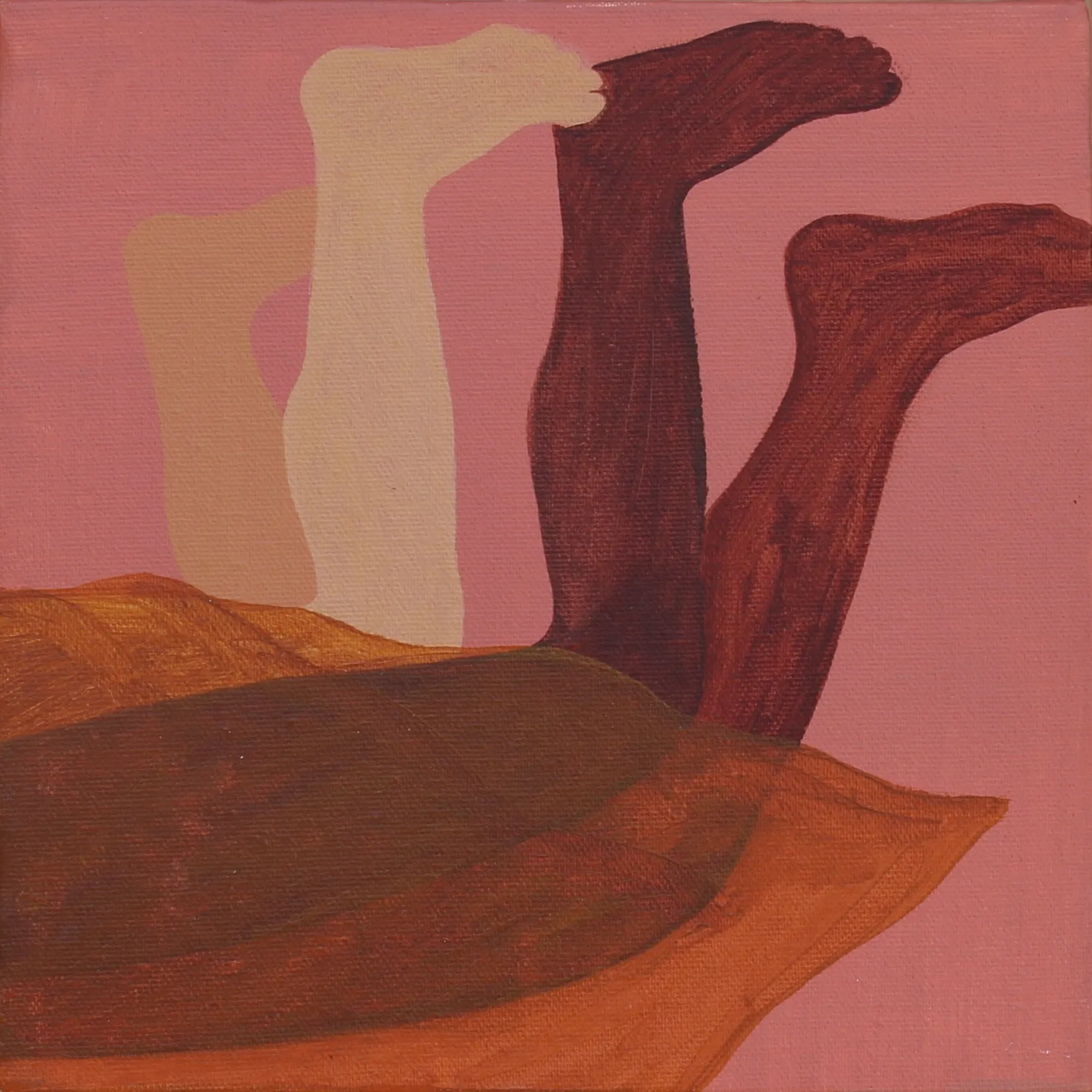 Beneath the gaze, 1 by Moni Kumari - Acrylic on canvas
