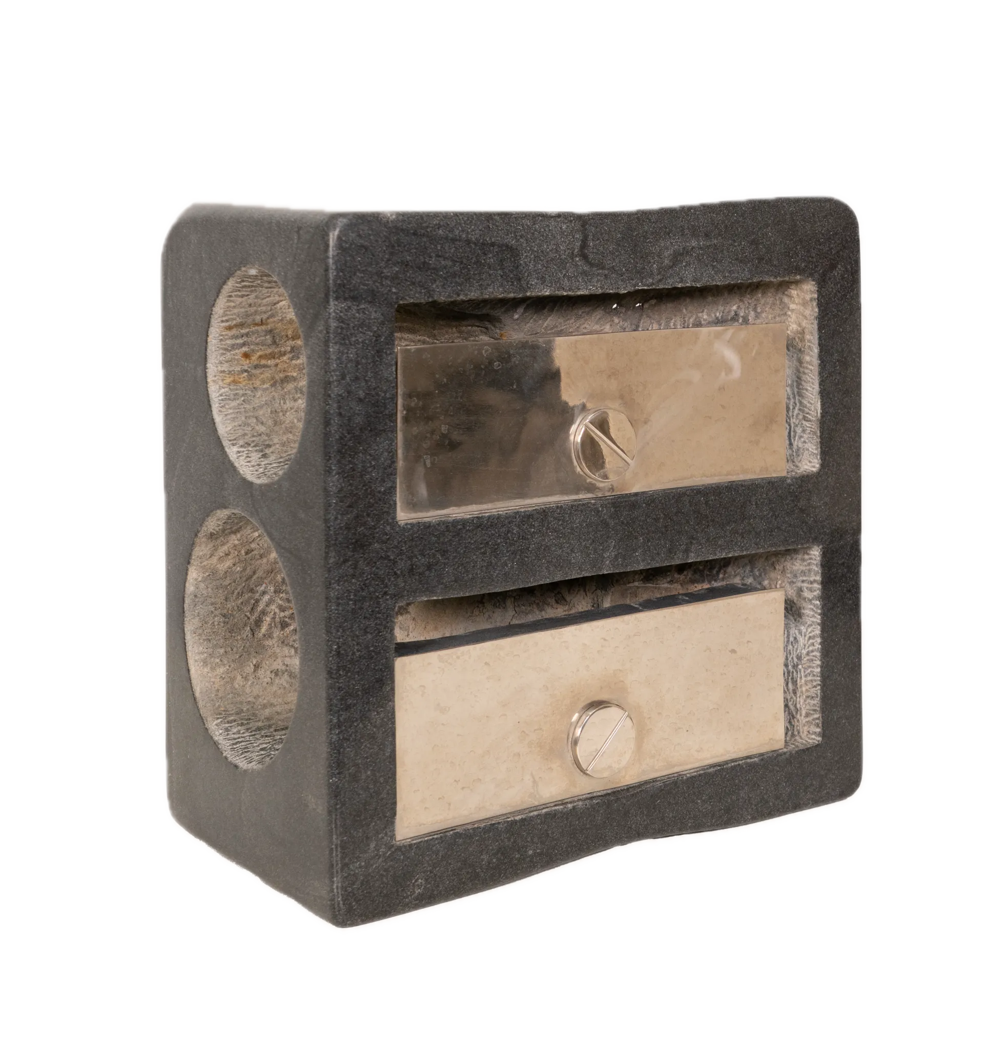 Love sharpener by Shailesh Ojha - Black marble and steel