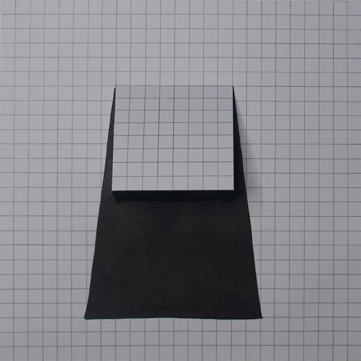 Fold #12, 2 by Urvi Sethna - Ink and graphite on archival paper