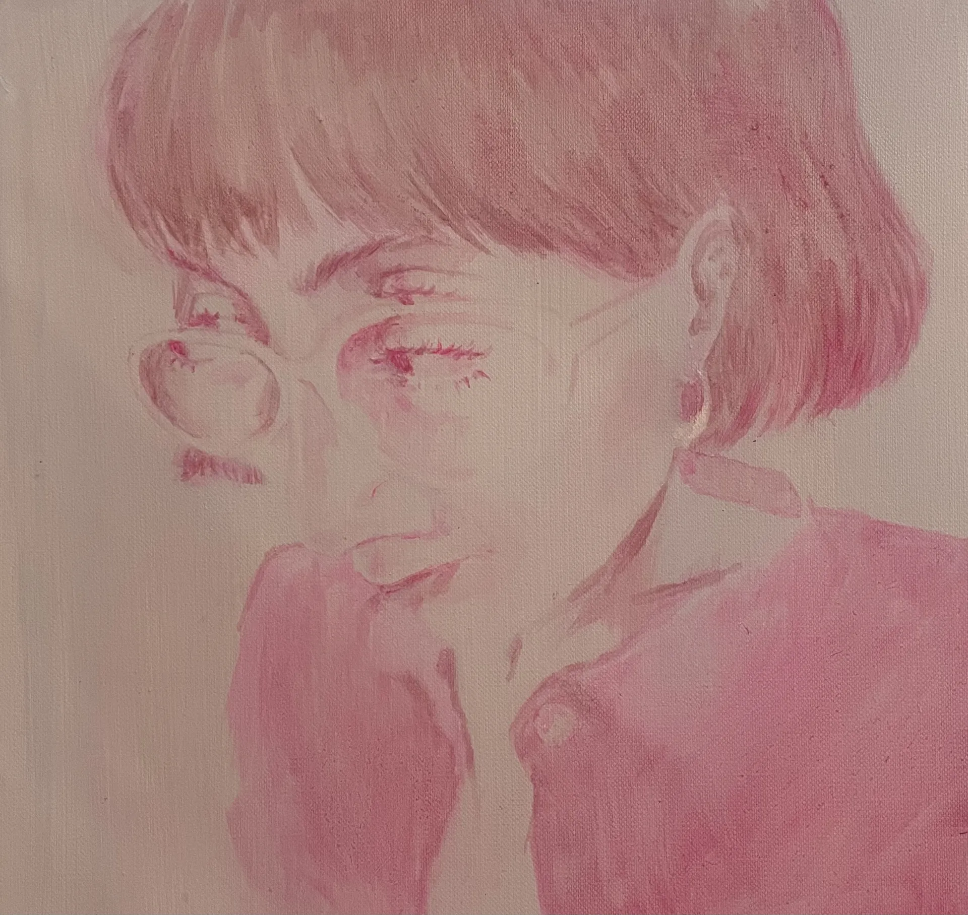 Bug boy by Shazia Nabeel - Oil and acrylic on paper