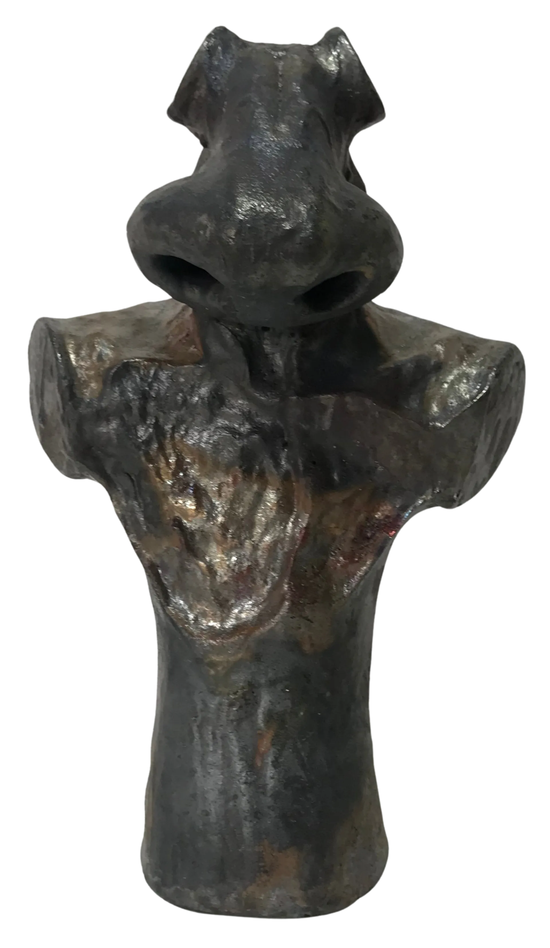 The faces of the unknown, 5  by Tapan Moharana - Ceramic