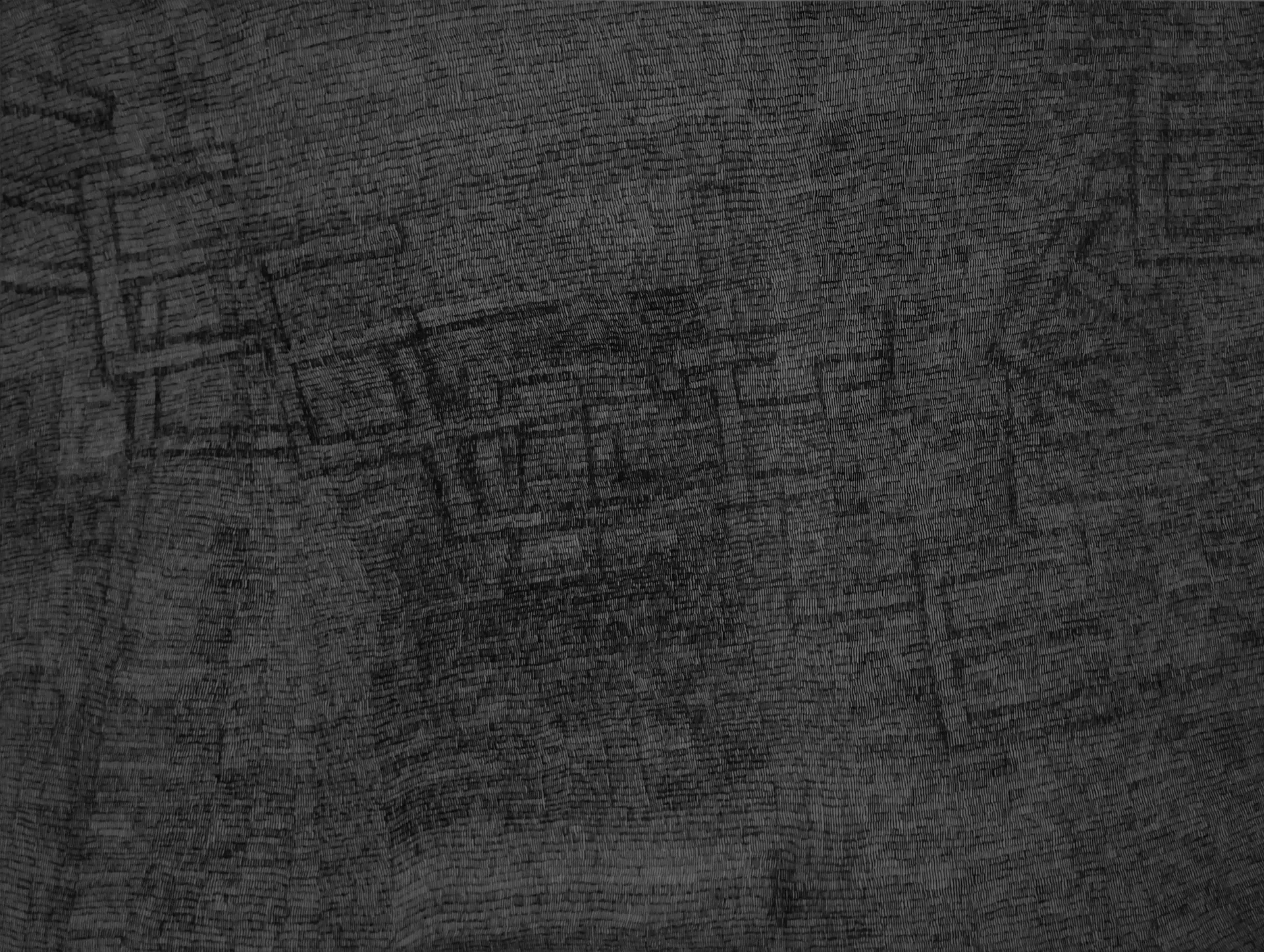 Can you hear E? by Soumyaraj Acharya - Pen on paper – laminated