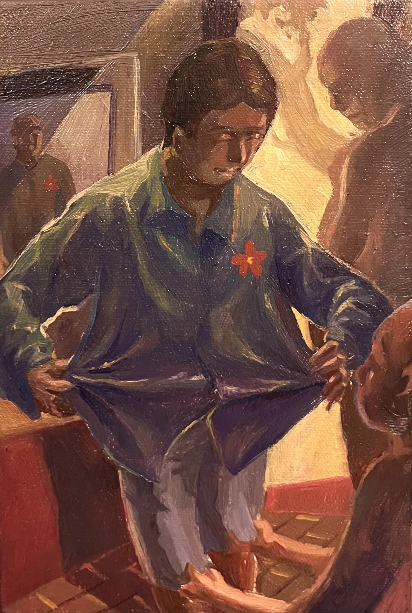Favourite one – II by Utkarsh Shakya - Oil on canvas