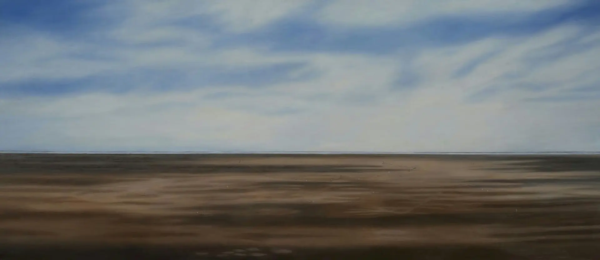 The dancing mirage by Sarika Mehta - Oil on canvas 