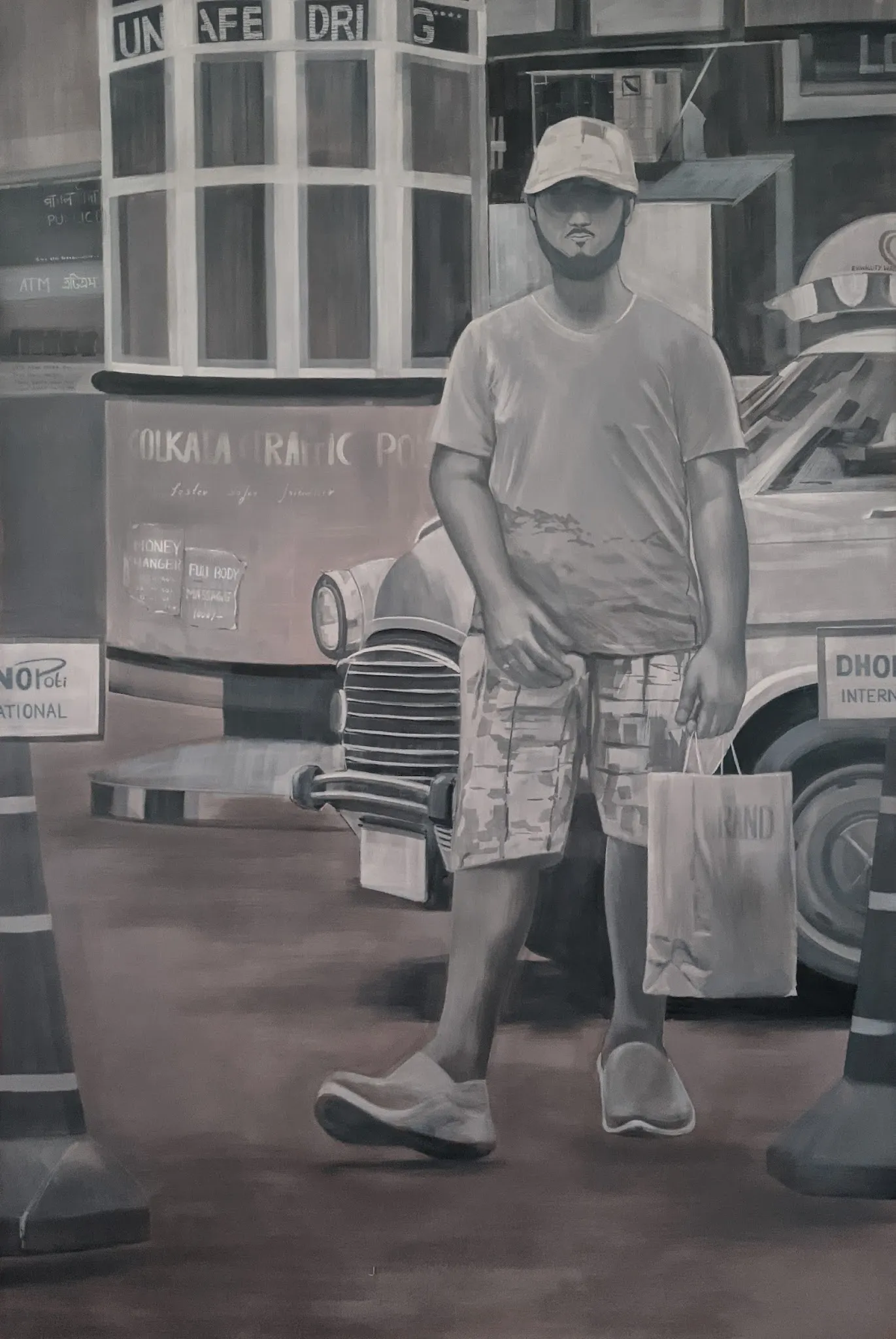 Itch-guard by Anurag Paul - Opaque watercolor on paper