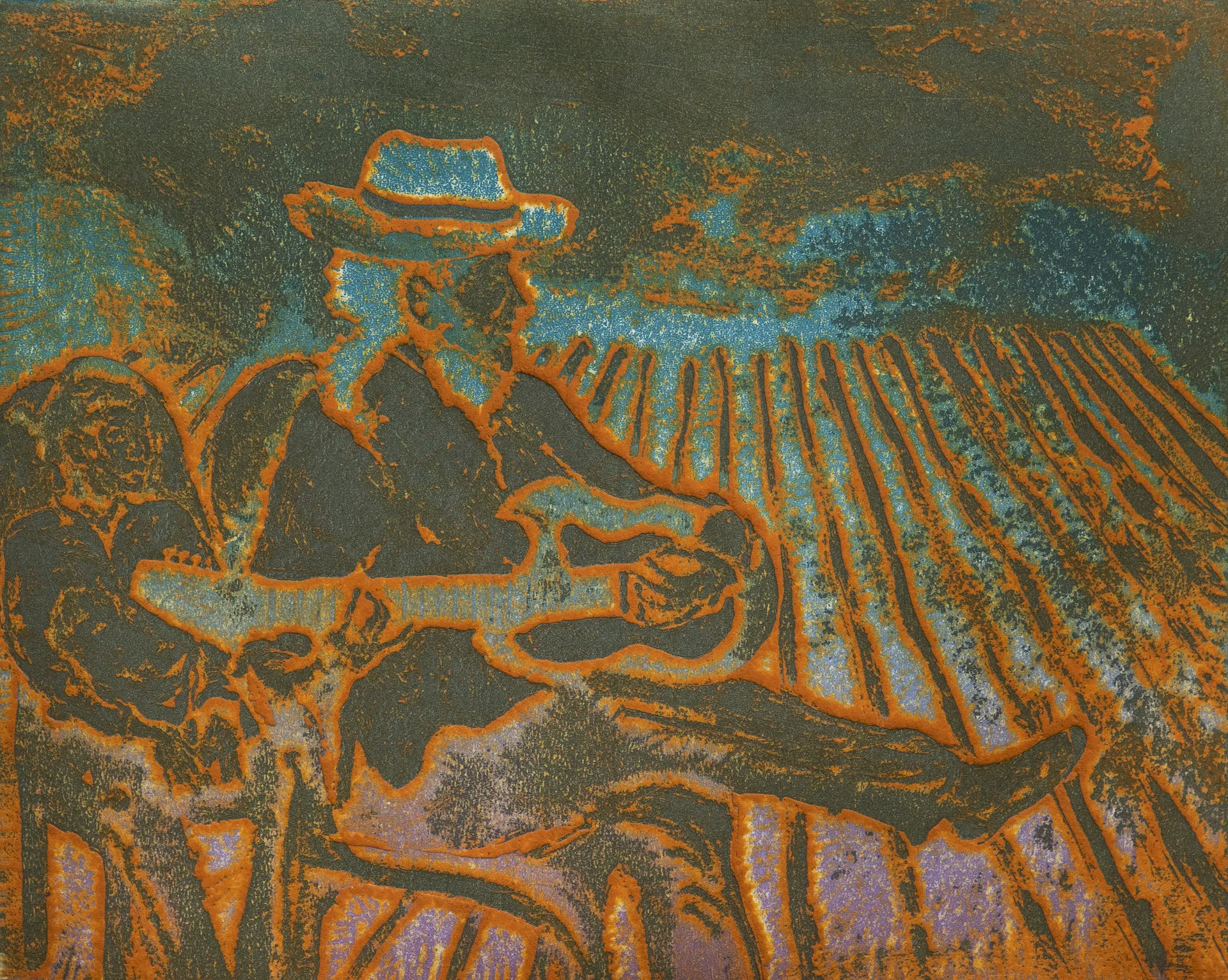 Symphonic revving, 2 by Spandan Mundhe - Viscosity on Fabriano Rosaspina paper