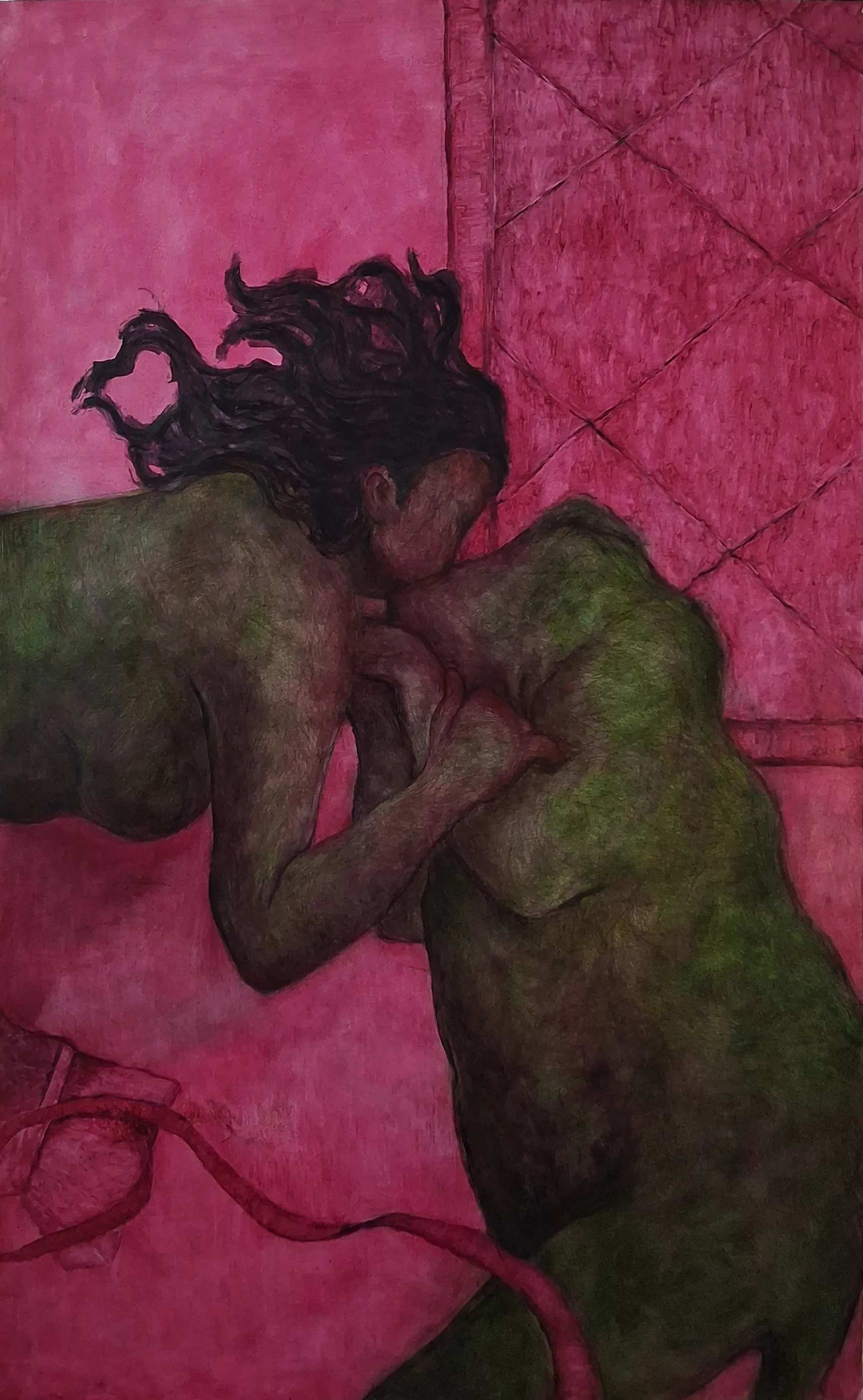 A memory II by Riyanka Das - Oil on paper