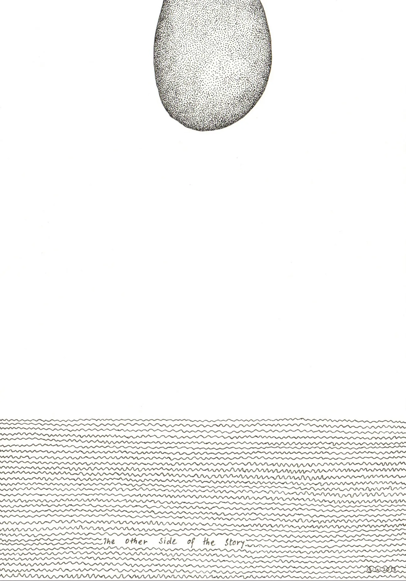 D-1, 7 by Preksha Tater - Pen on paper