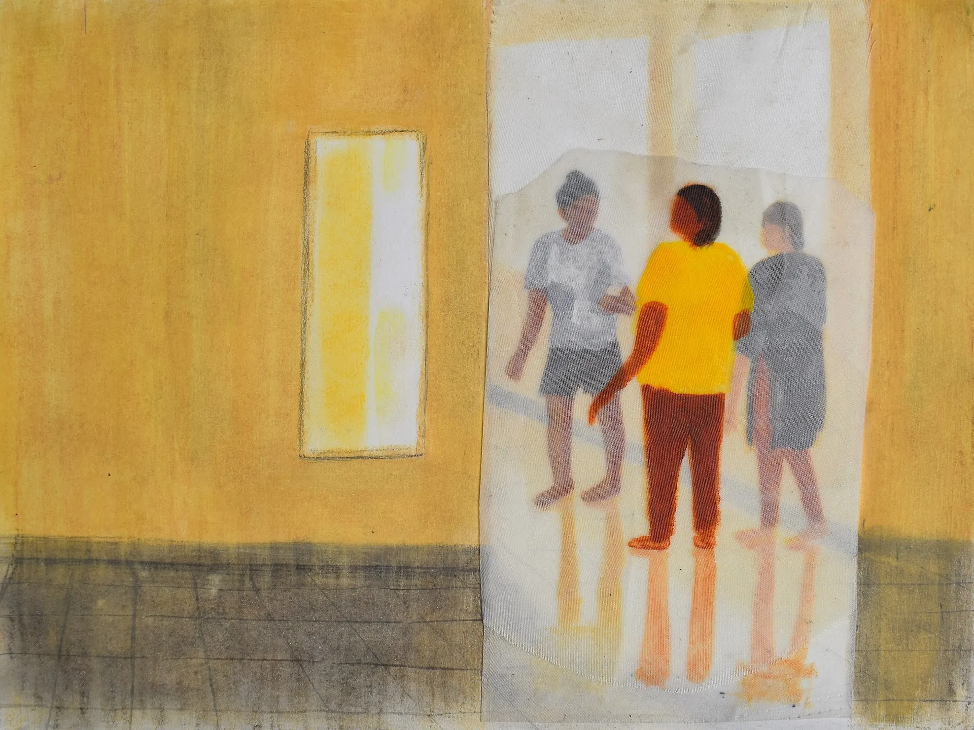 Untitled by Gayathri A P  - Mixed media on paper