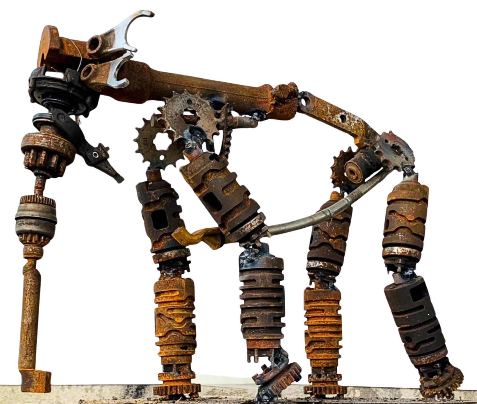 Aane (Elephant) by Madhukar P - Scrap metal